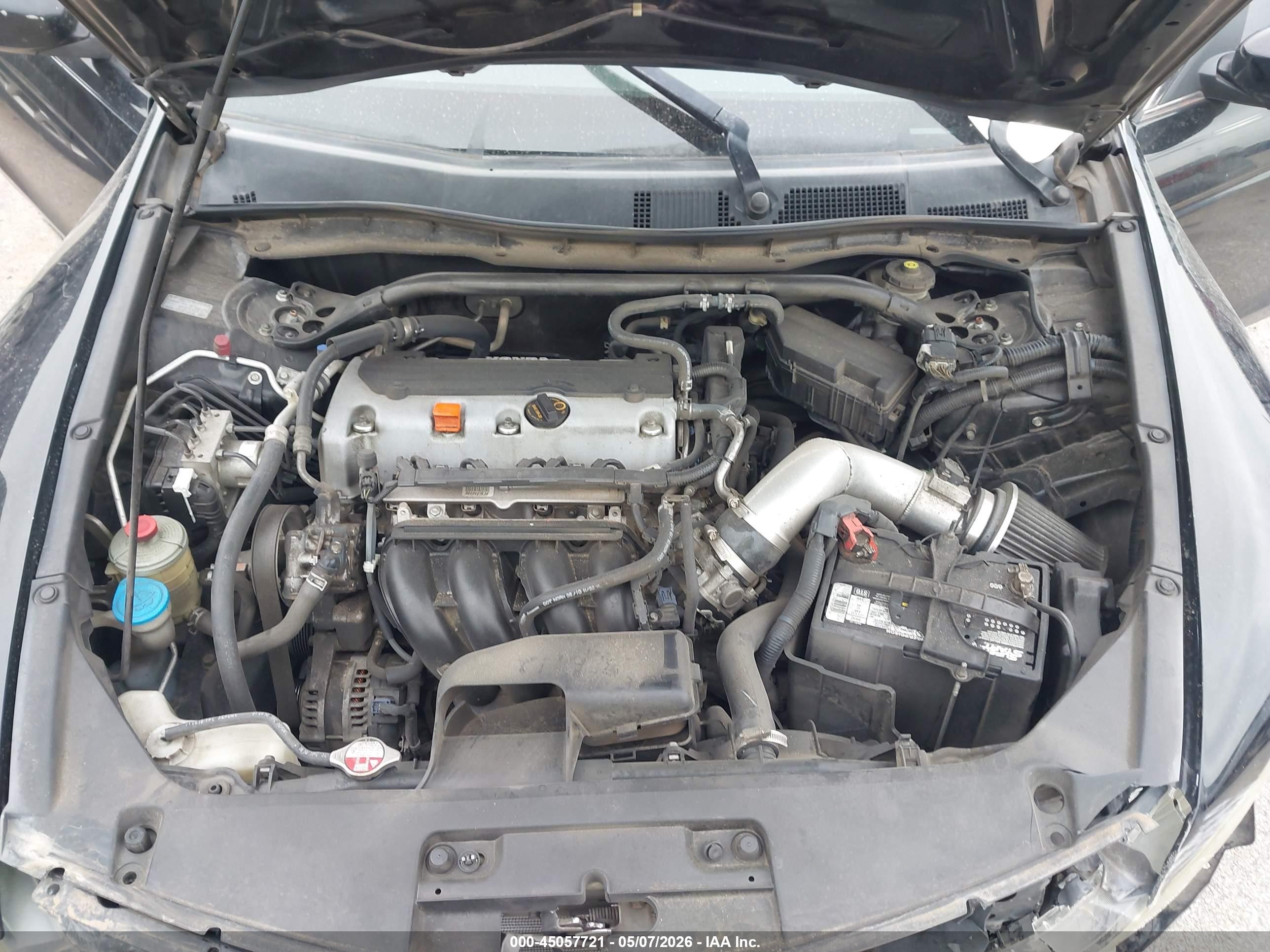 2011 Honda Accord 2.4 Ex-l Black vin: 1HGCS1B88BA005333