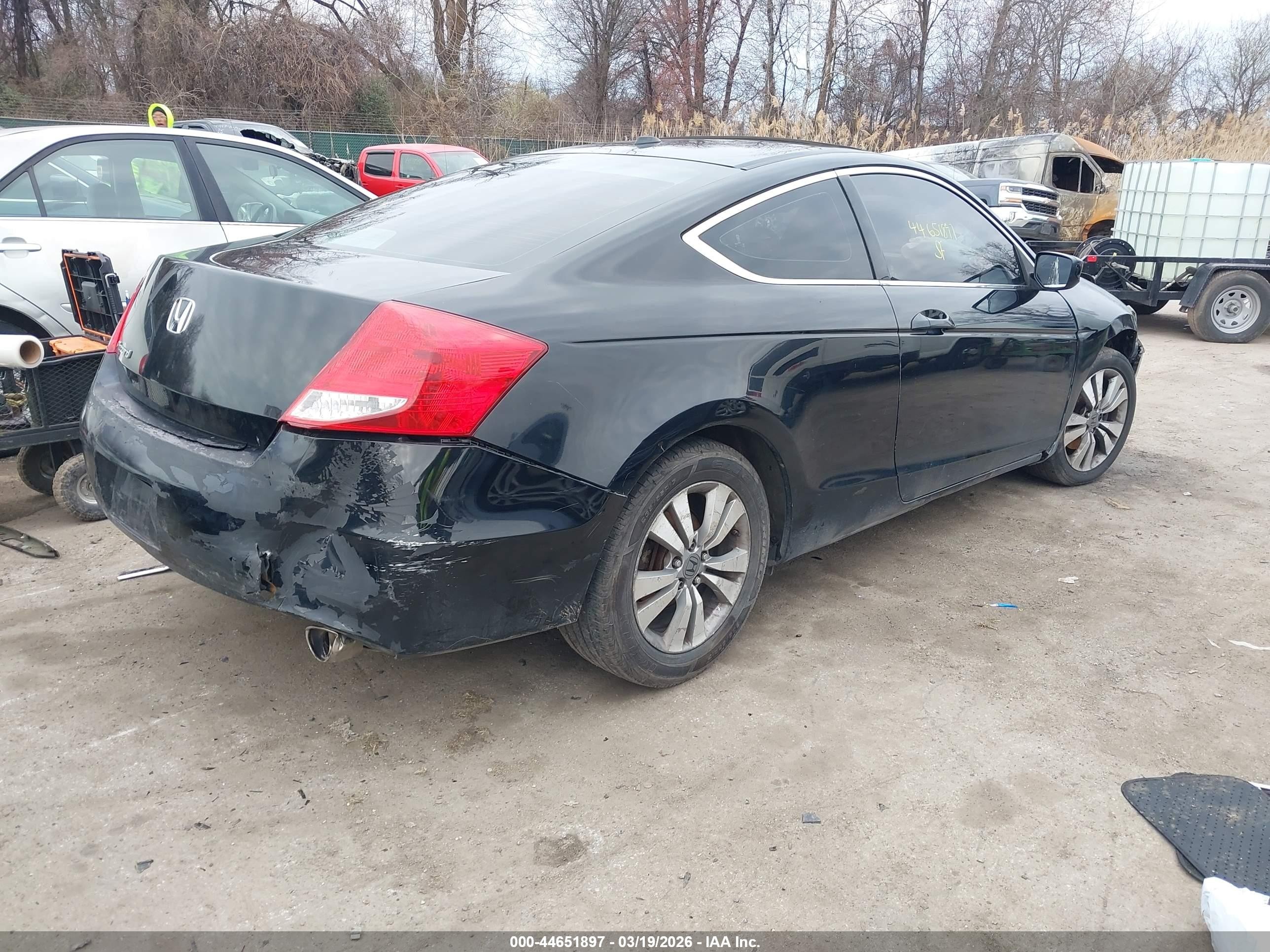 2011 Honda Accord 2.4 Ex-l Black vin: 1HGCS1B88BA007048