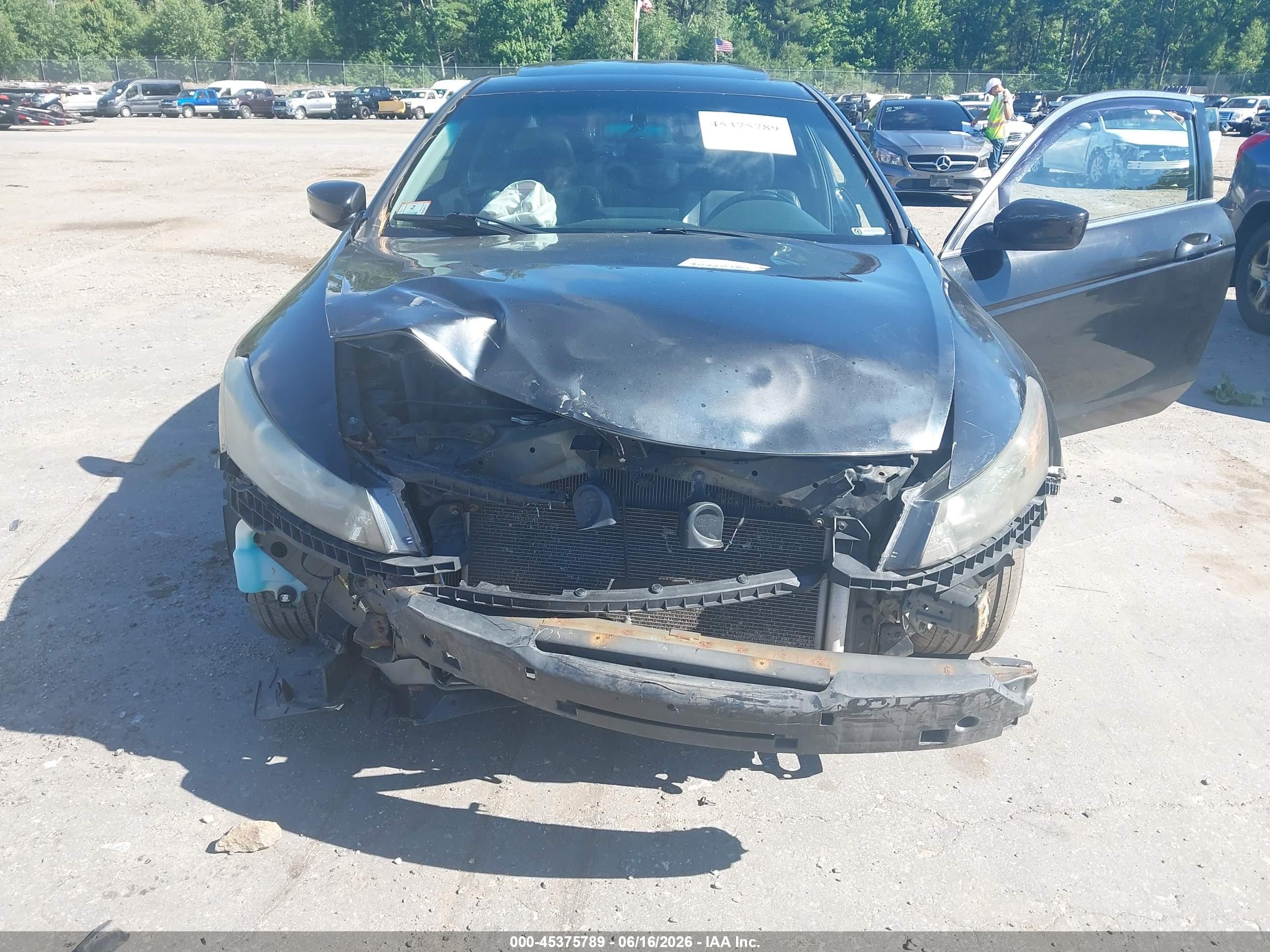 2012 Honda Accord 2.4 Ex-l Black vin: 1HGCS1B88CA014762