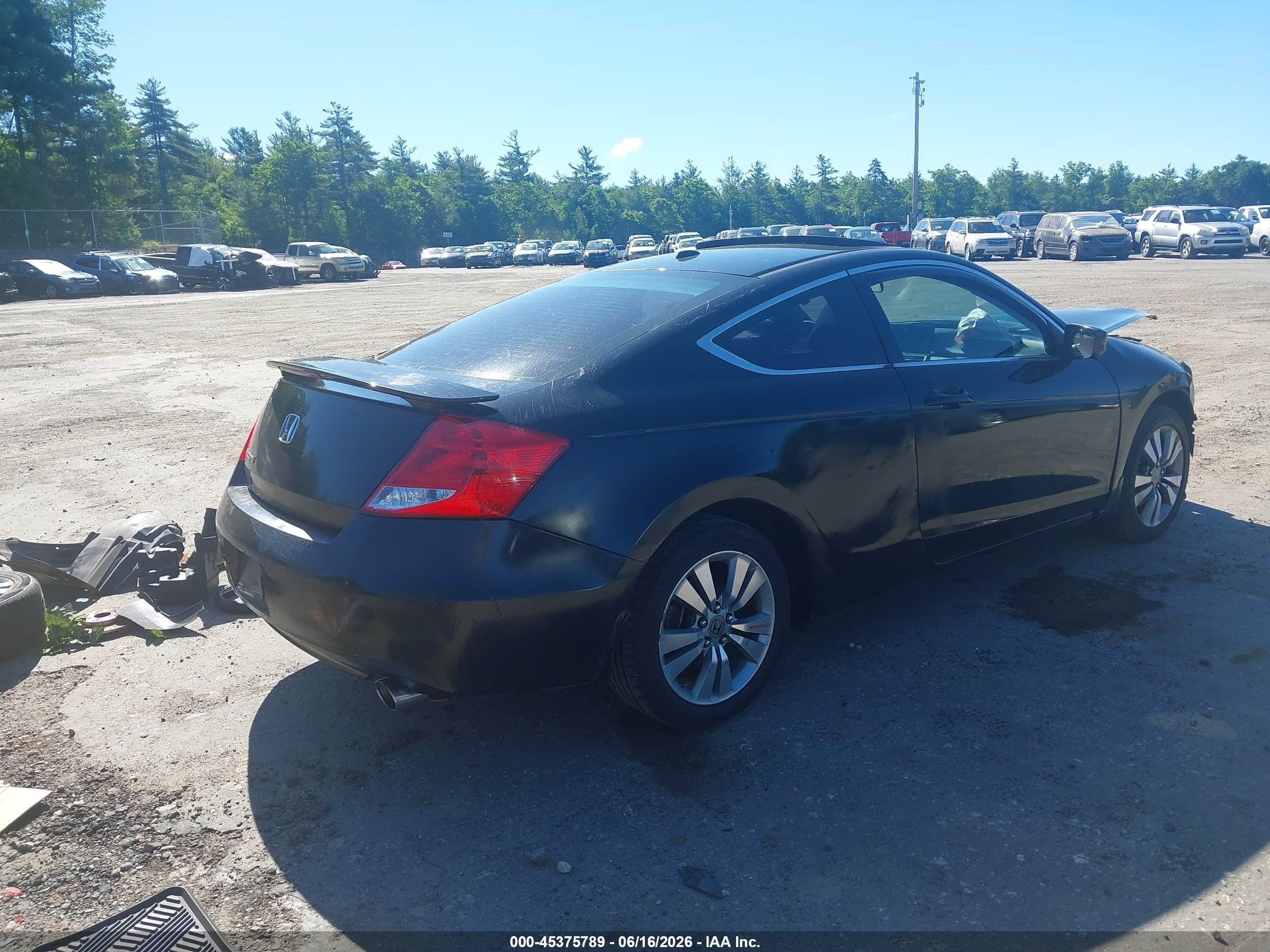 2012 Honda Accord 2.4 Ex-l Black vin: 1HGCS1B88CA014762