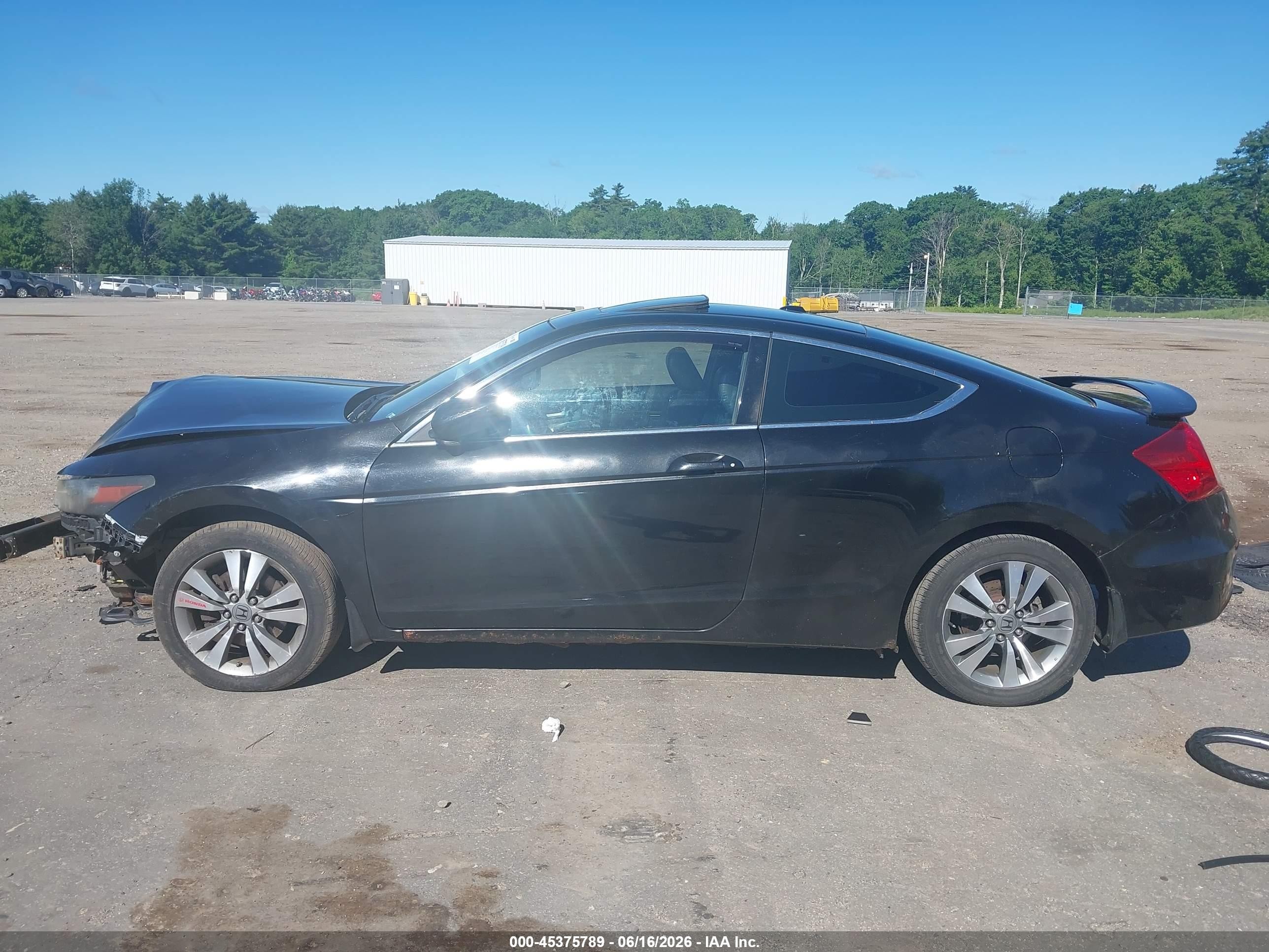 2012 Honda Accord 2.4 Ex-l Black vin: 1HGCS1B88CA014762