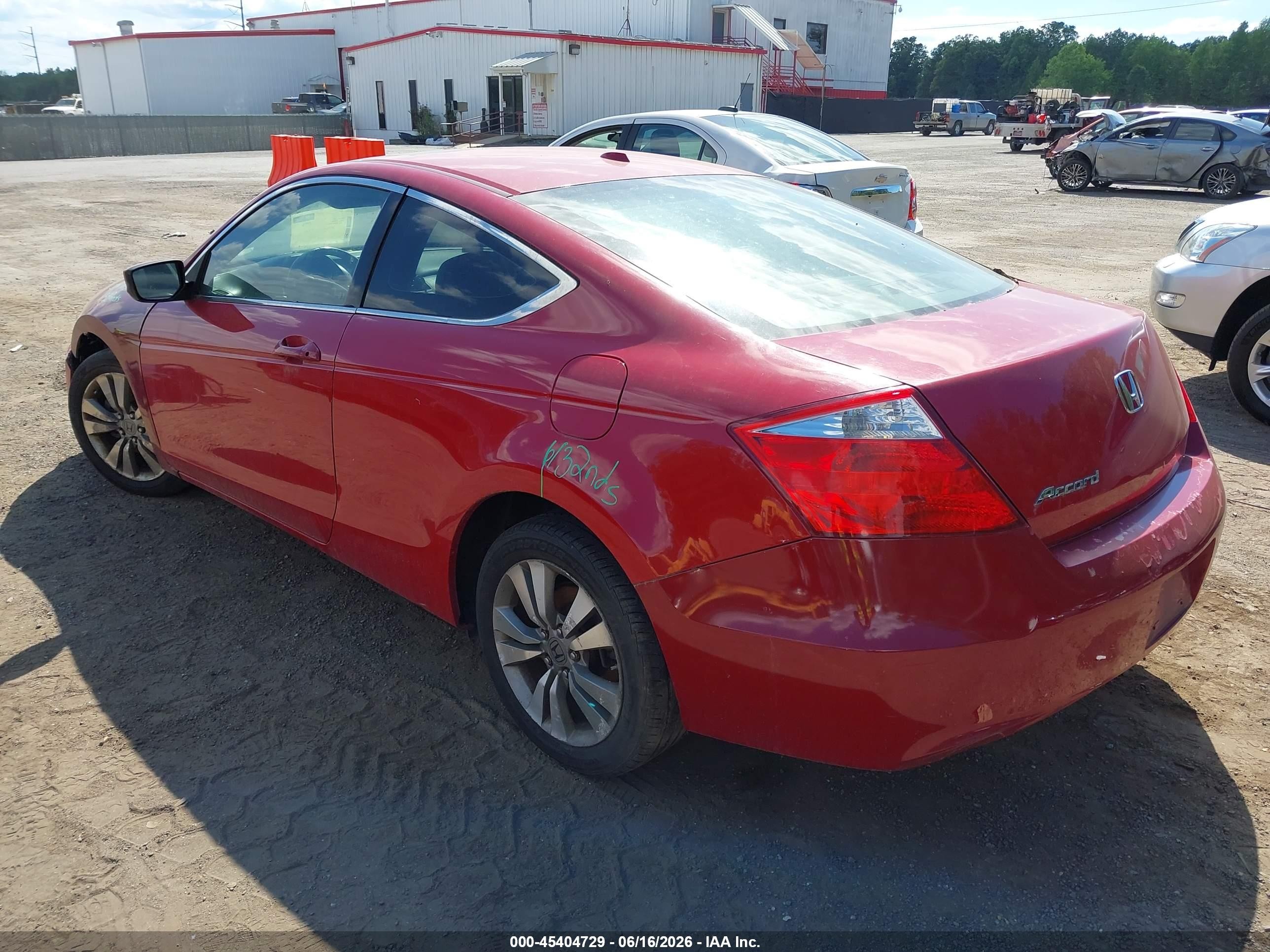 2010 Honda Accord 2.4 Ex-l Red vin: 1HGCS1B89AA013200