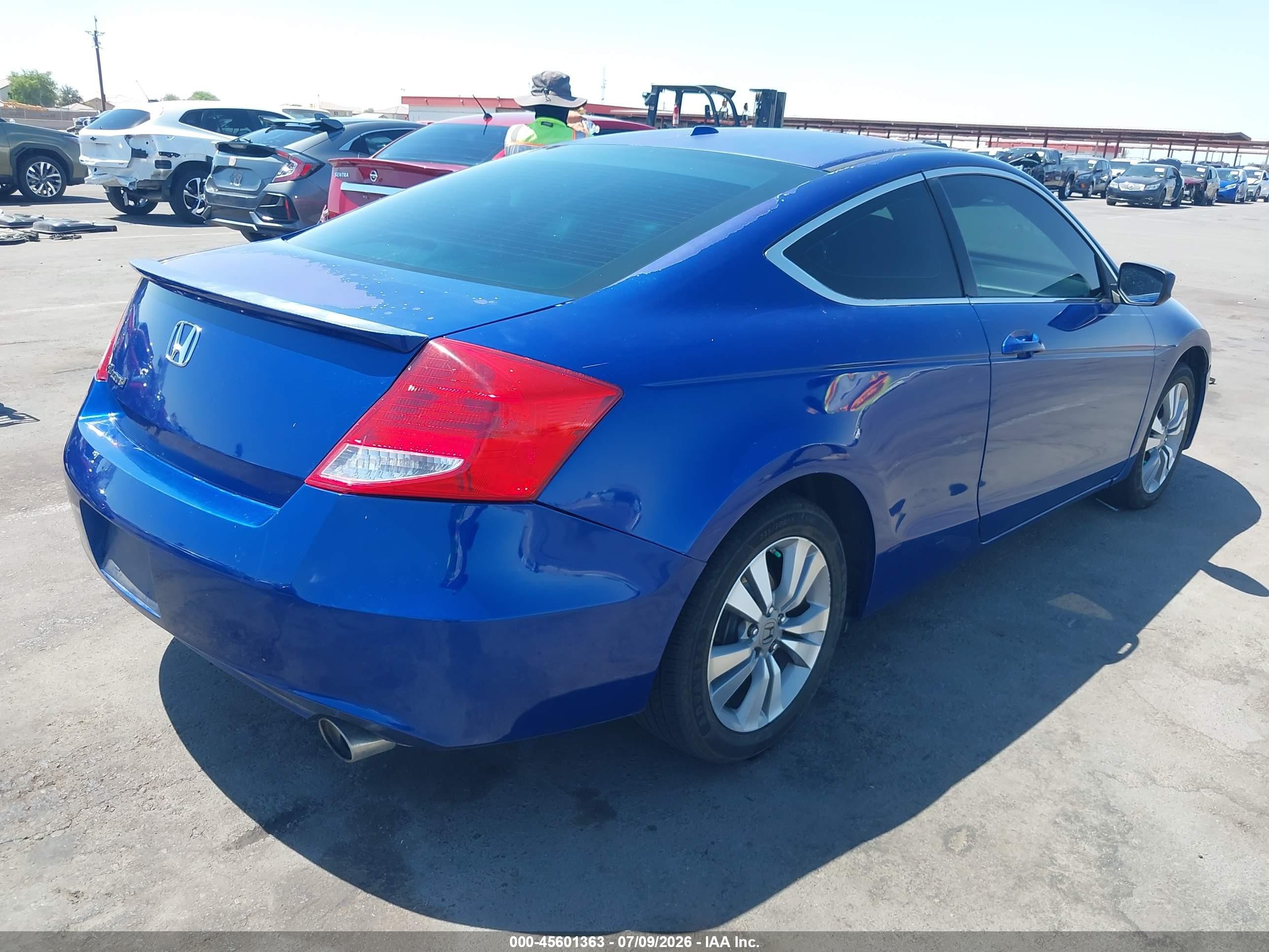 2011 Honda Accord 2.4 Ex-l Blue vin: 1HGCS1B89BA015871