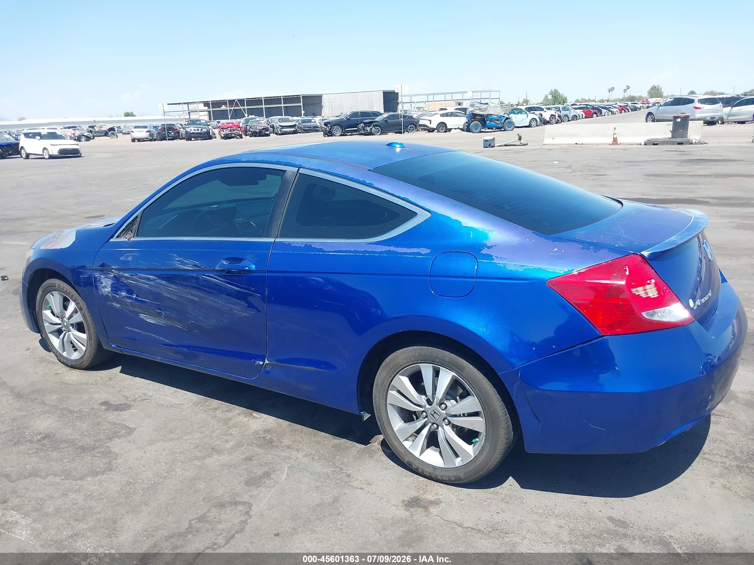 2011 Honda Accord 2.4 Ex-l Blue vin: 1HGCS1B89BA015871