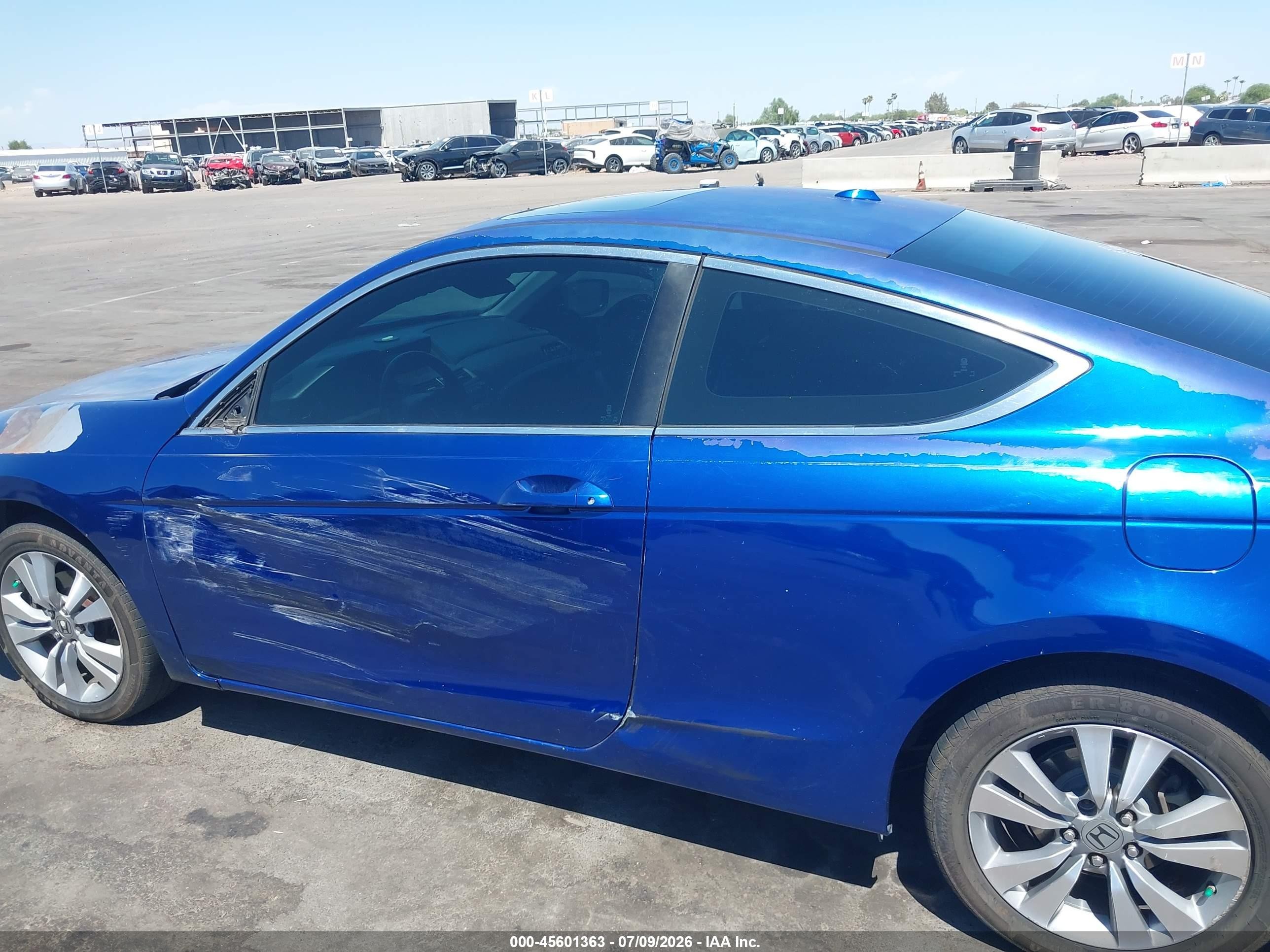 2011 Honda Accord 2.4 Ex-l Blue vin: 1HGCS1B89BA015871