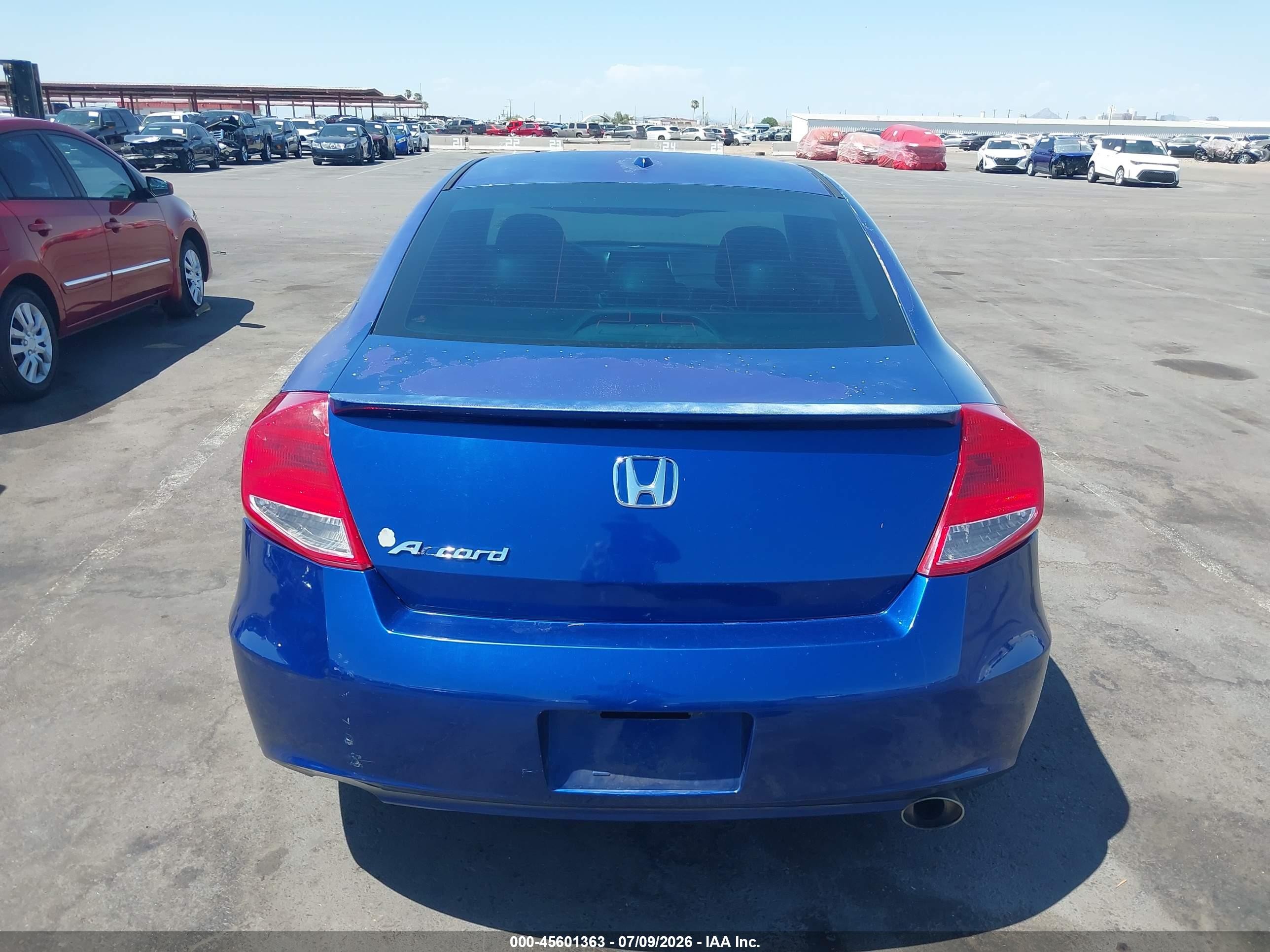 2011 Honda Accord 2.4 Ex-l Blue vin: 1HGCS1B89BA015871