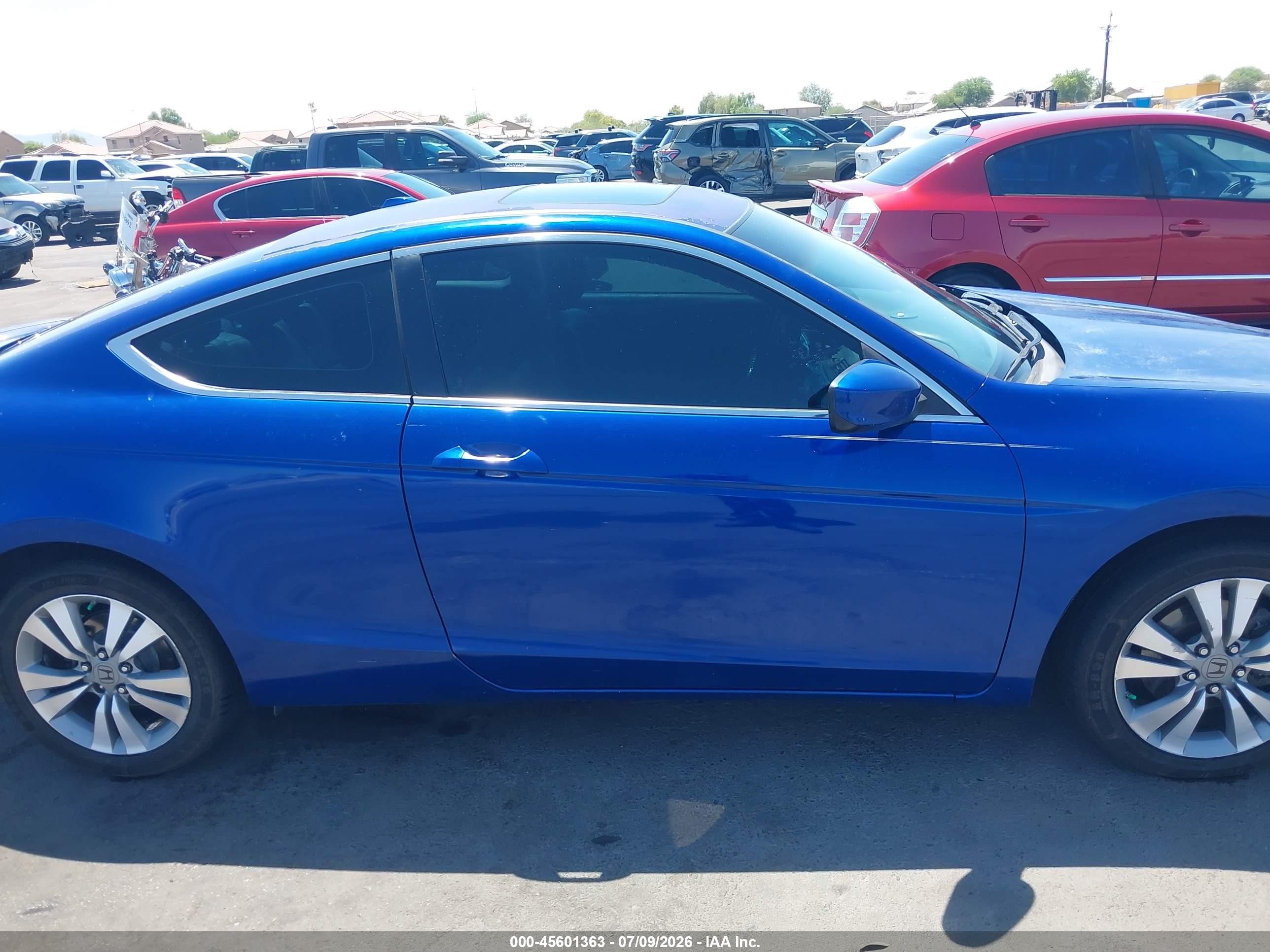 2011 Honda Accord 2.4 Ex-l Blue vin: 1HGCS1B89BA015871