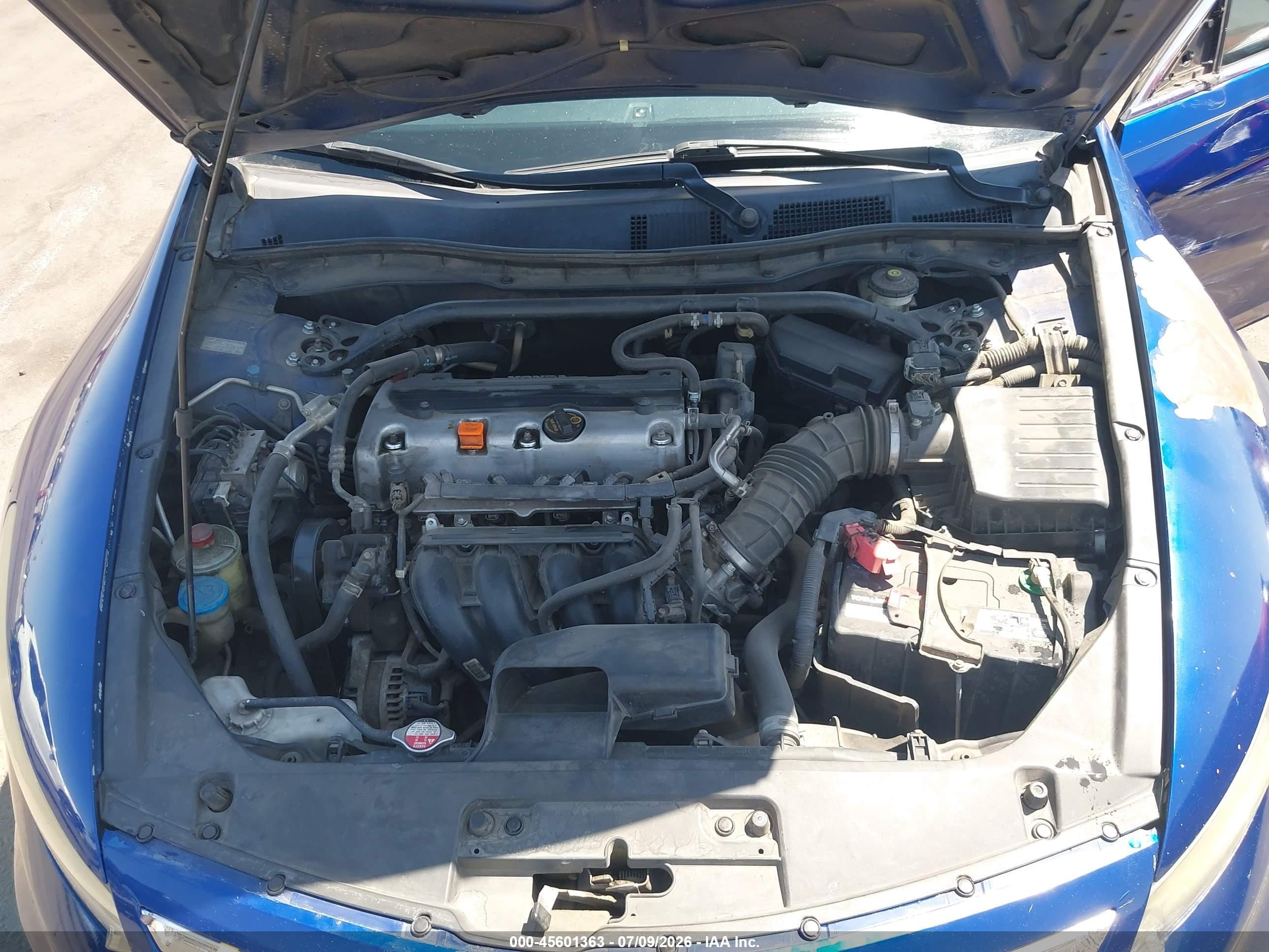 2011 Honda Accord 2.4 Ex-l Blue vin: 1HGCS1B89BA015871