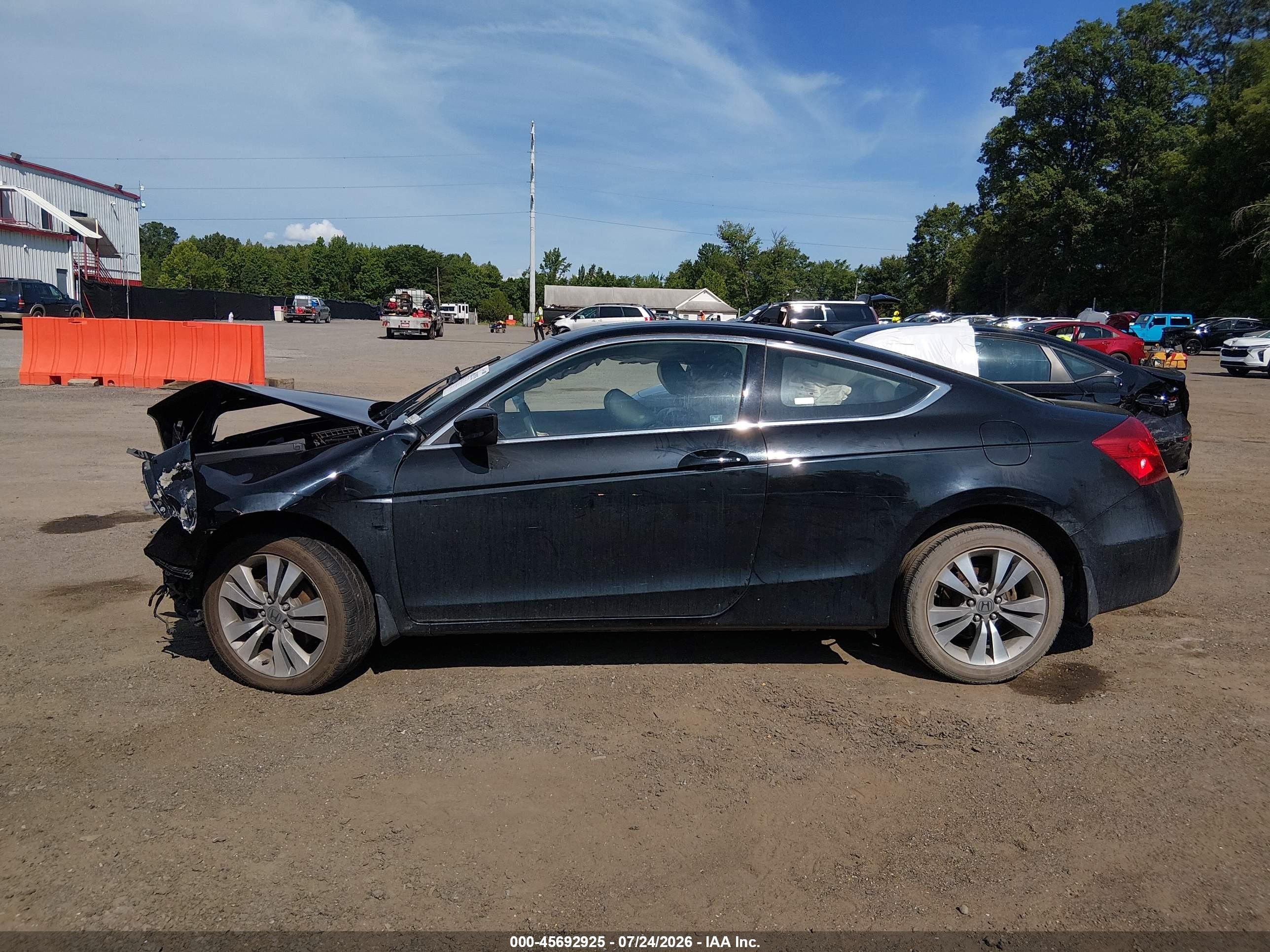 2011 Honda Accord 2.4 Ex-l Black vin: 1HGCS1B89BA016986