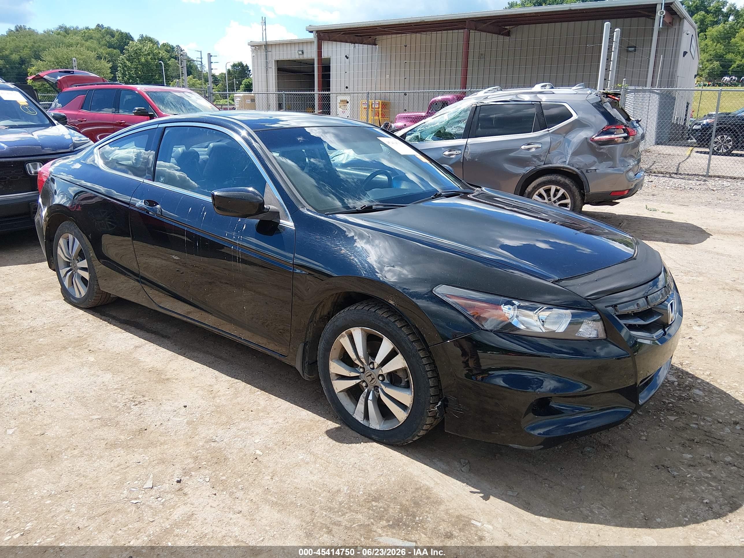 2012 Honda Accord 2.4 Ex-l Black vin: 1HGCS1B89CA005844