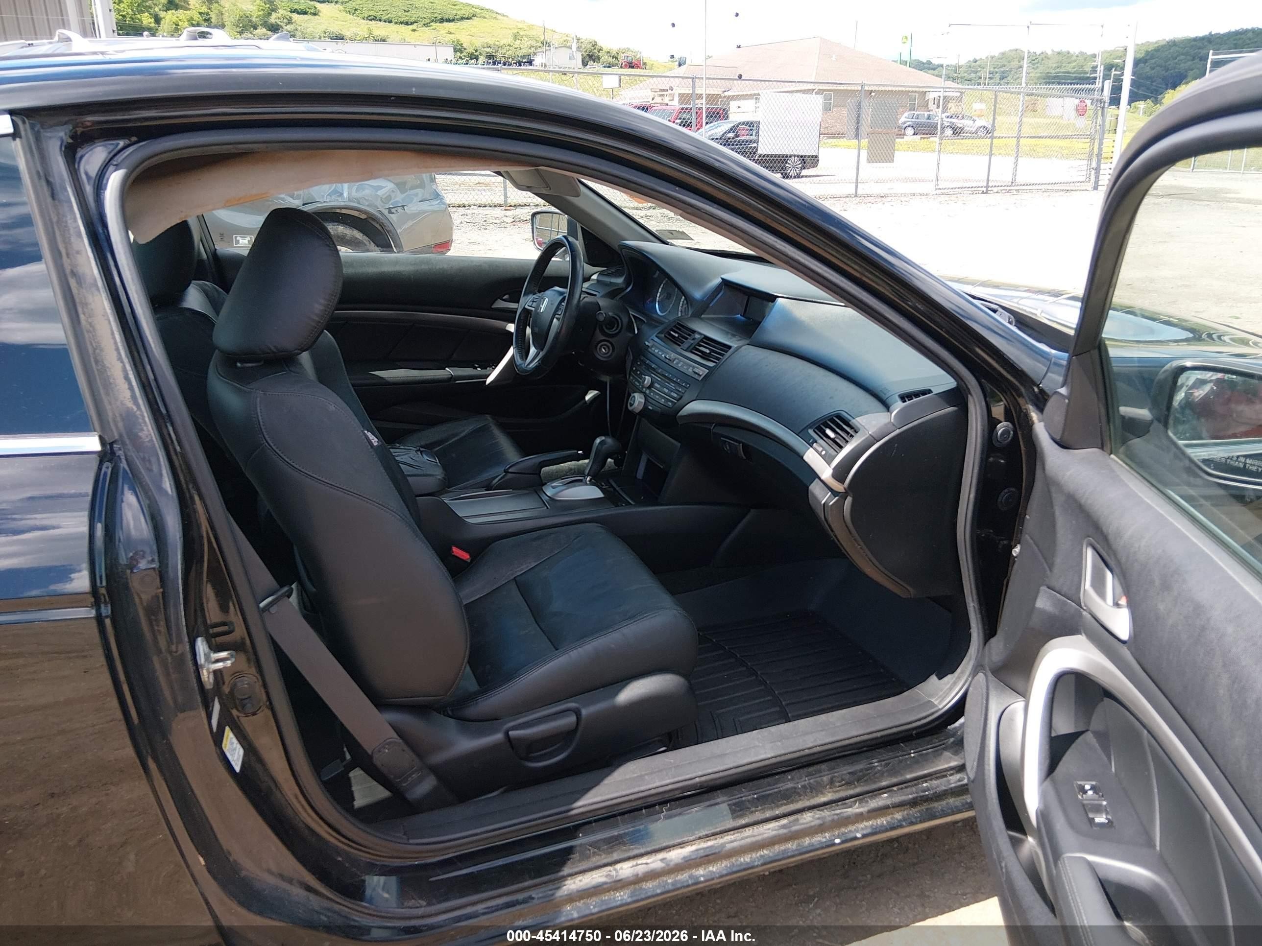 2012 Honda Accord 2.4 Ex-l Black vin: 1HGCS1B89CA005844