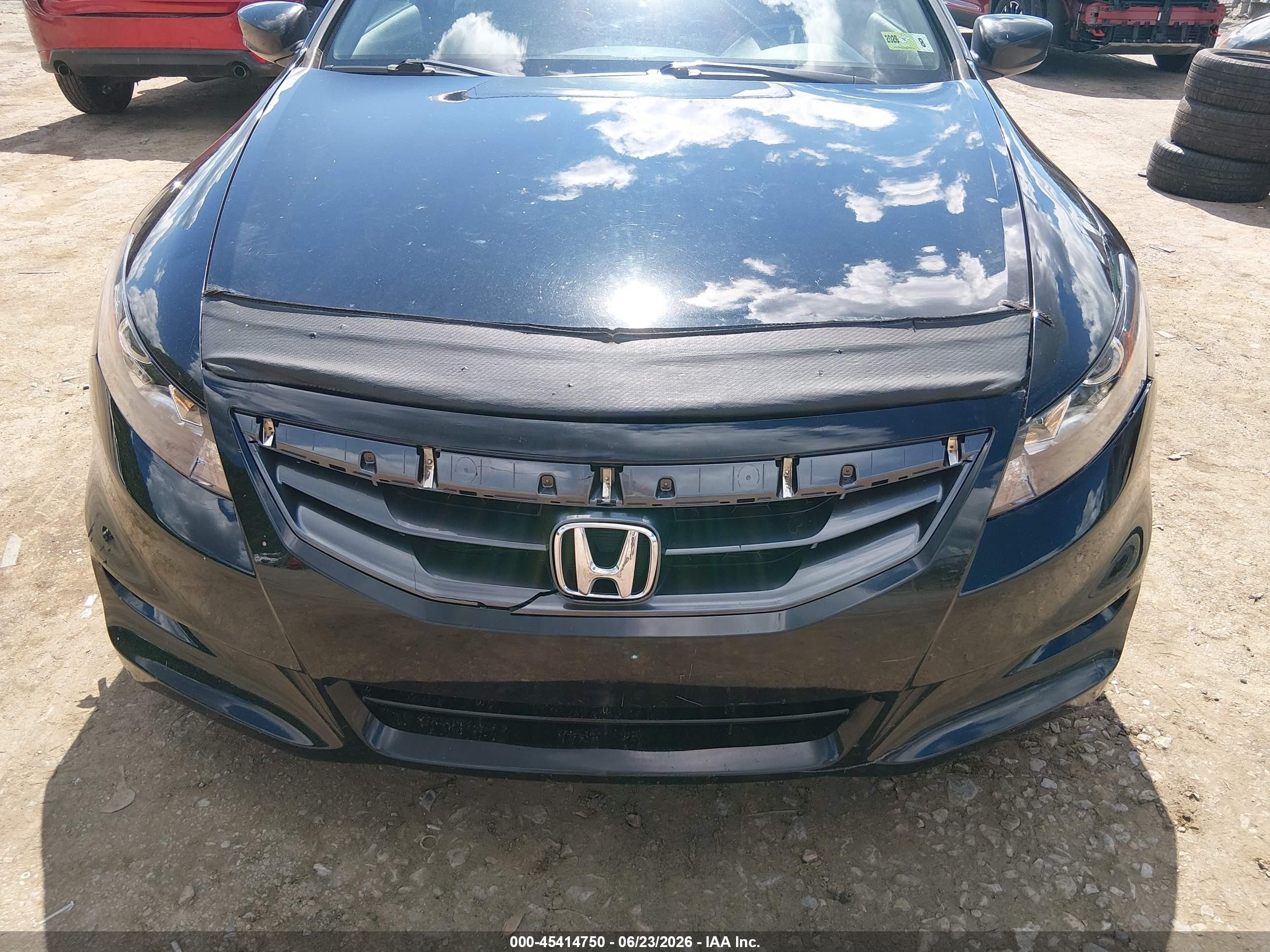 2012 Honda Accord 2.4 Ex-l Black vin: 1HGCS1B89CA005844