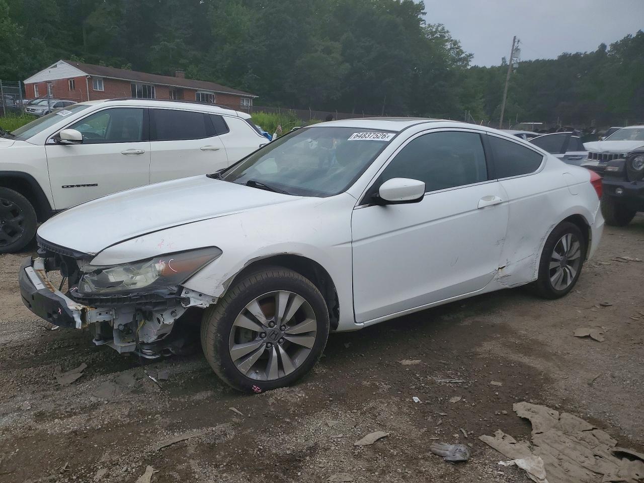 2012 Honda Accord Exl Белый vin: 1HGCS1B89CA009697