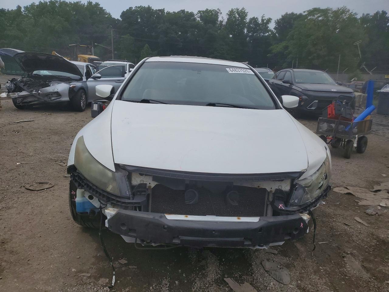 2012 Honda Accord Exl Белый vin: 1HGCS1B89CA009697