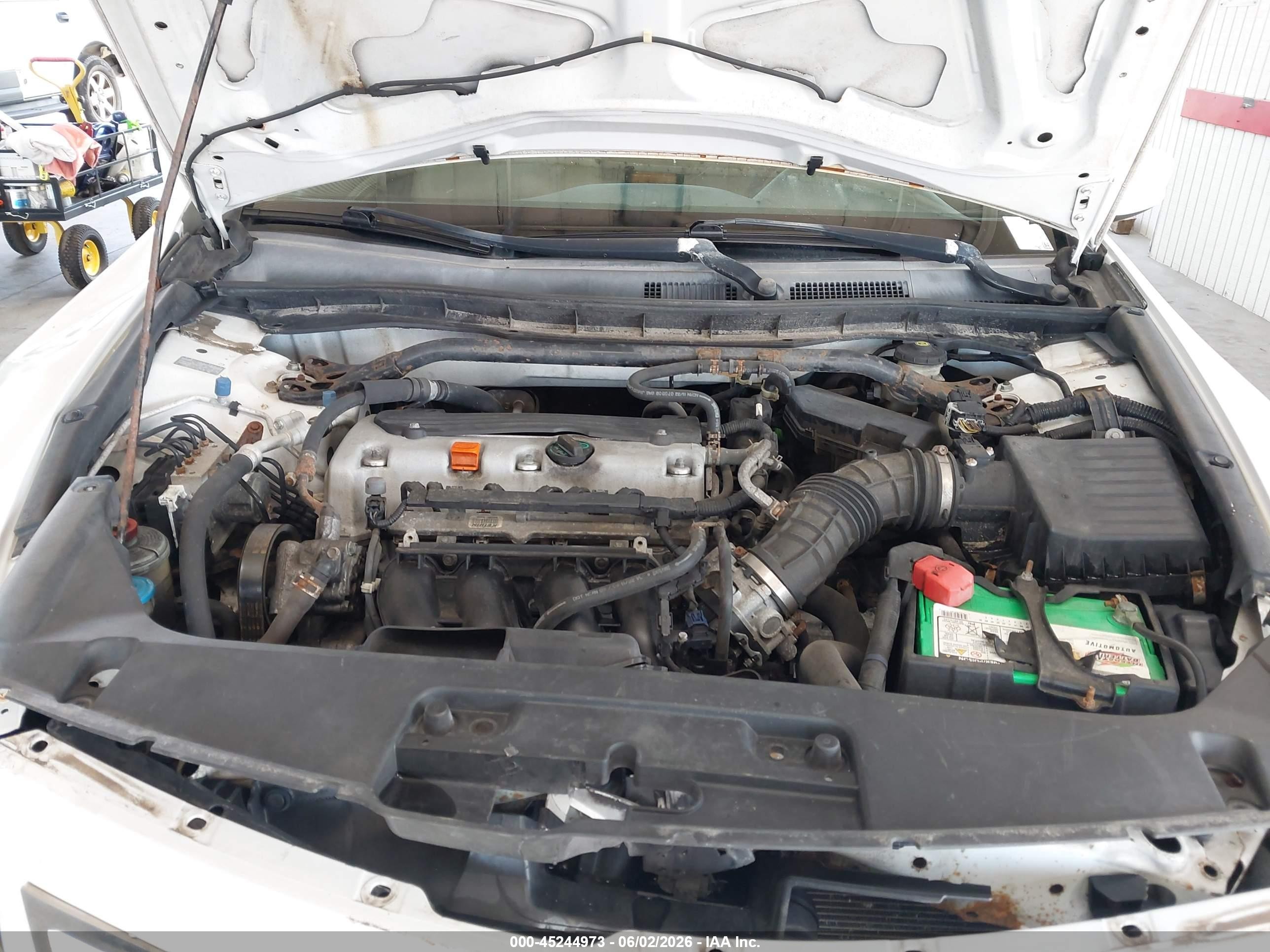 2010 Honda Accord 2.4 Ex-l White vin: 1HGCS1B8XAA006241