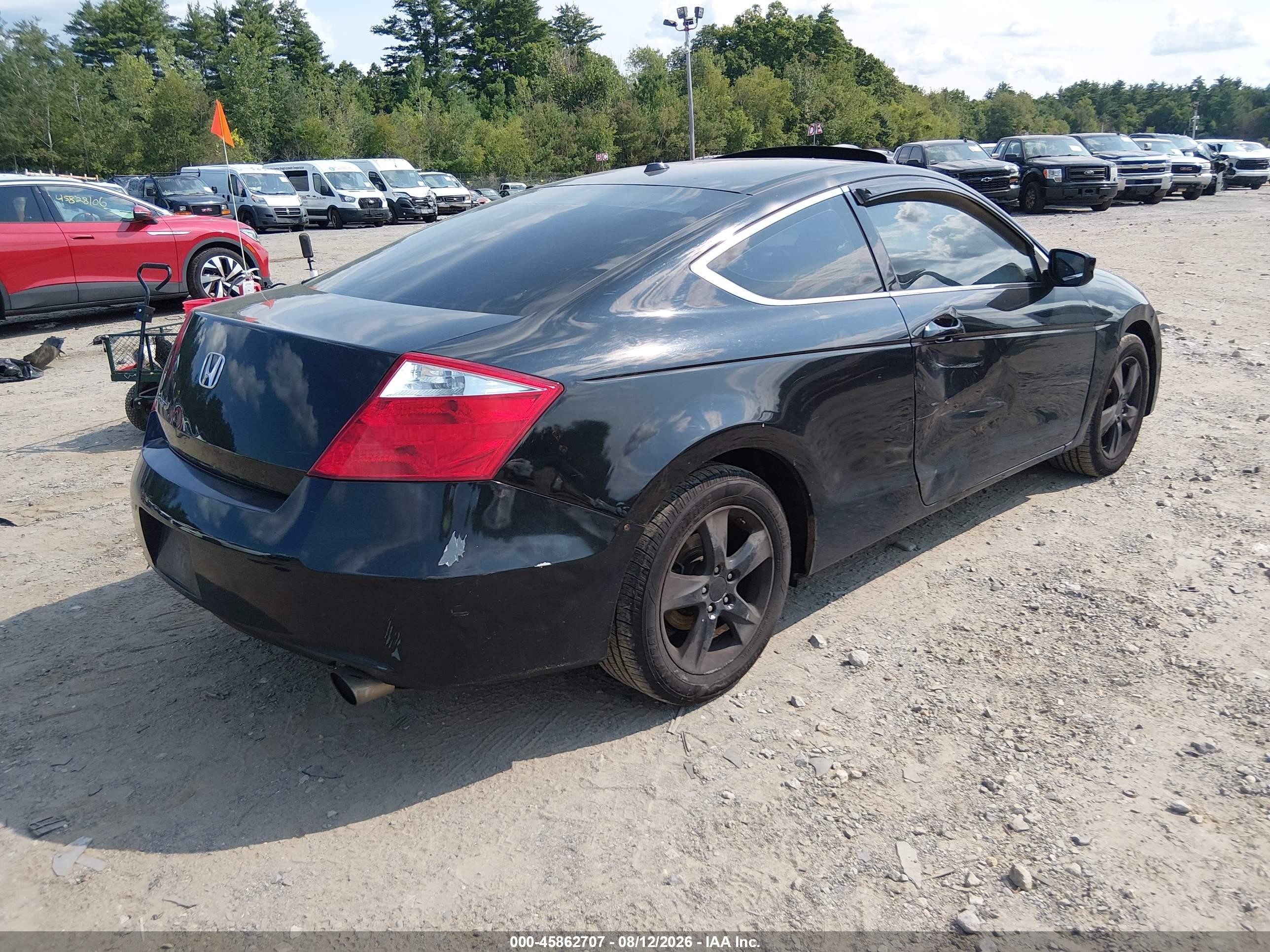 2010 Honda Accord 2.4 Ex-l Черный vin: 1HGCS1B8XAA008667