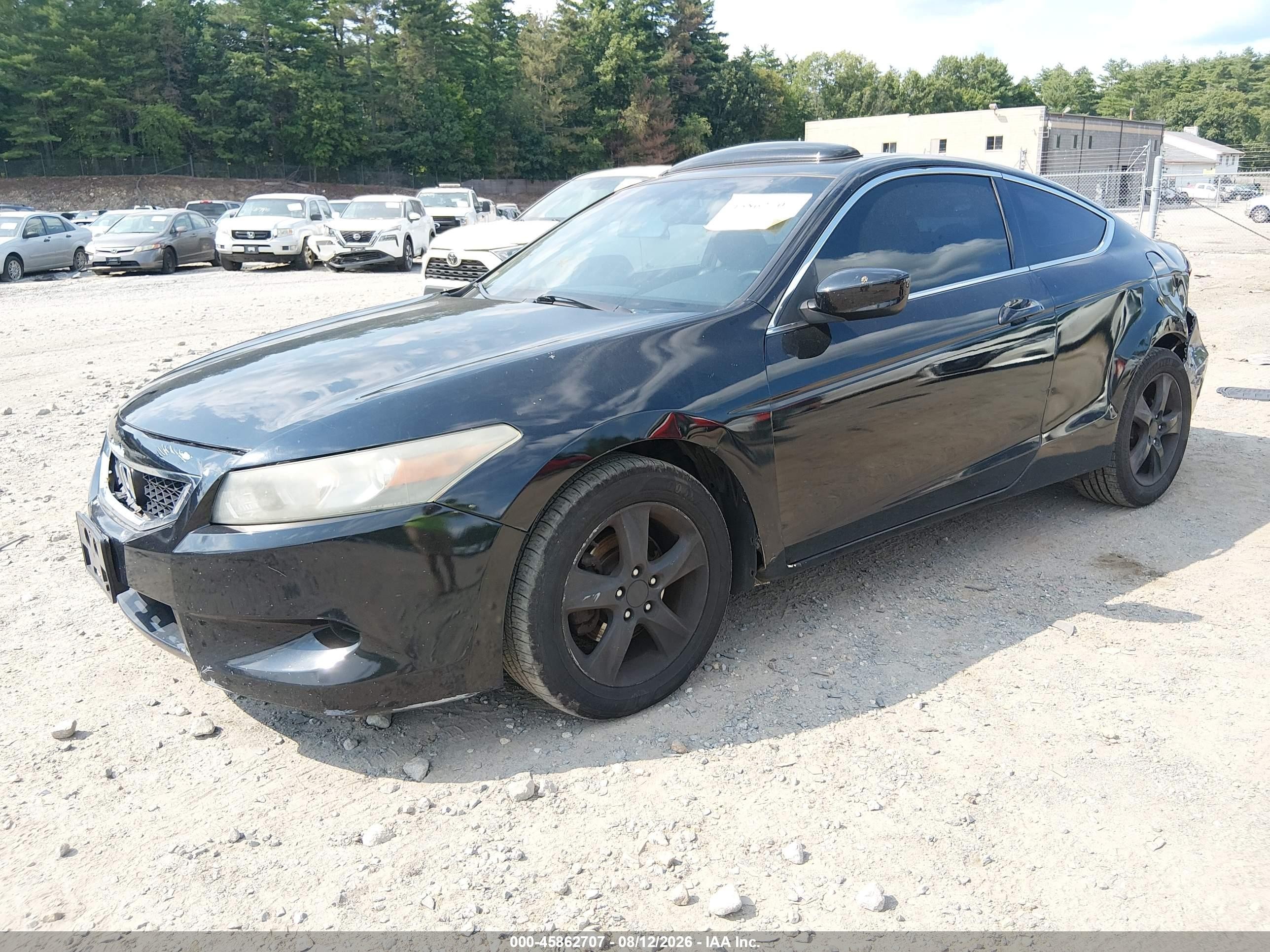 2010 Honda Accord 2.4 Ex-l Черный vin: 1HGCS1B8XAA008667