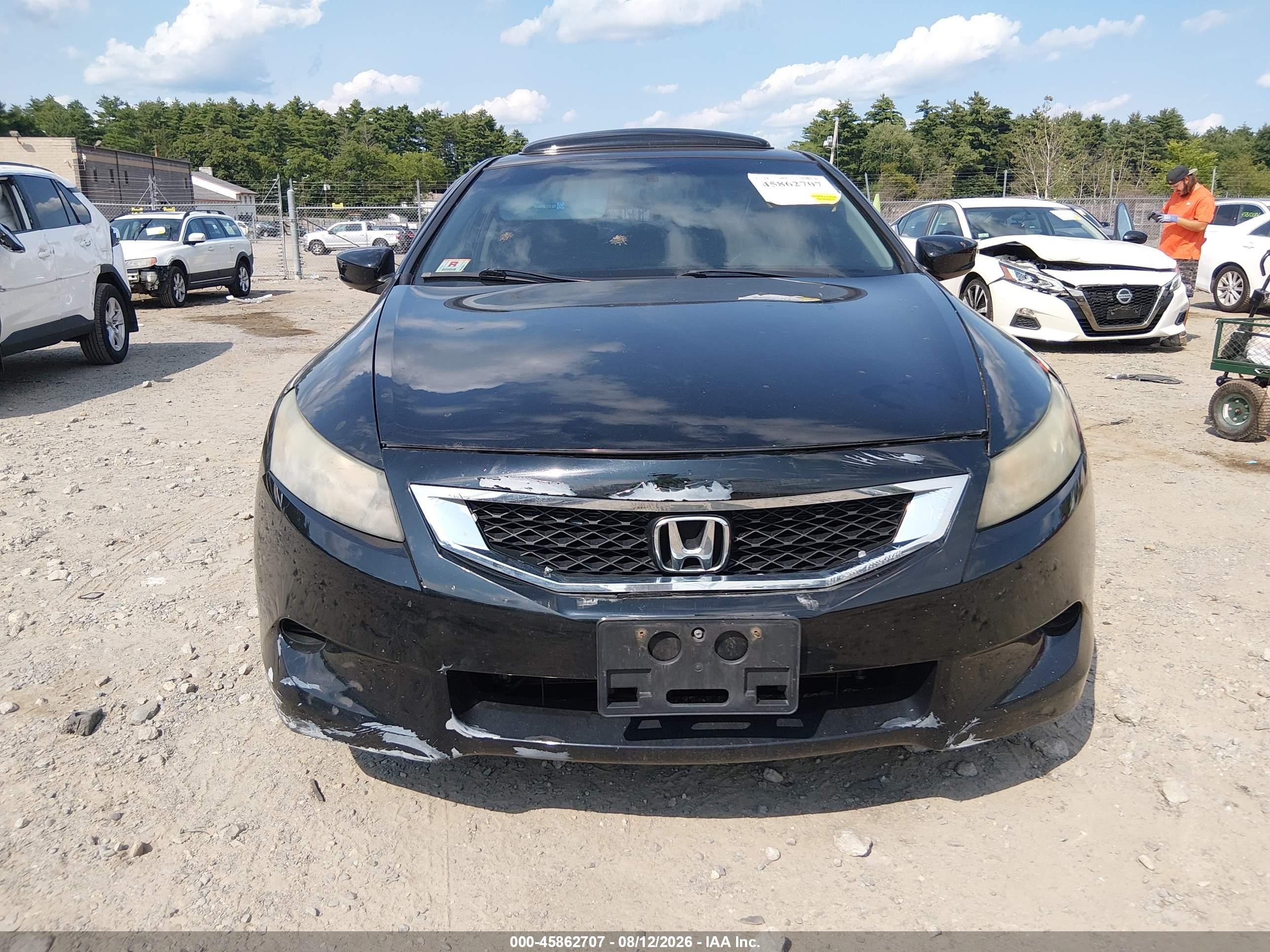 2010 Honda Accord 2.4 Ex-l Черный vin: 1HGCS1B8XAA008667