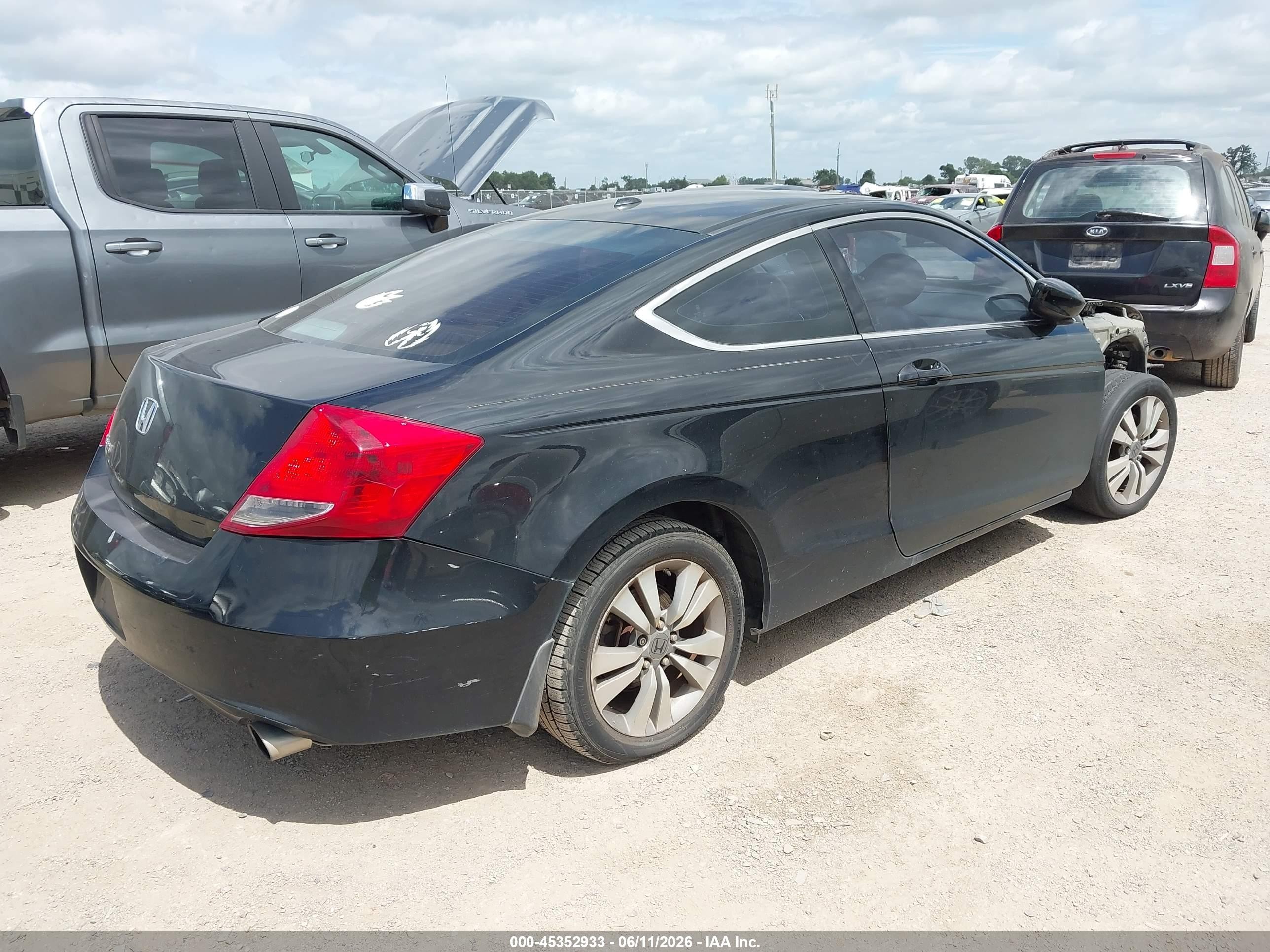 2011 Honda Accord 2.4 Ex-l Black vin: 1HGCS1B8XBA004121