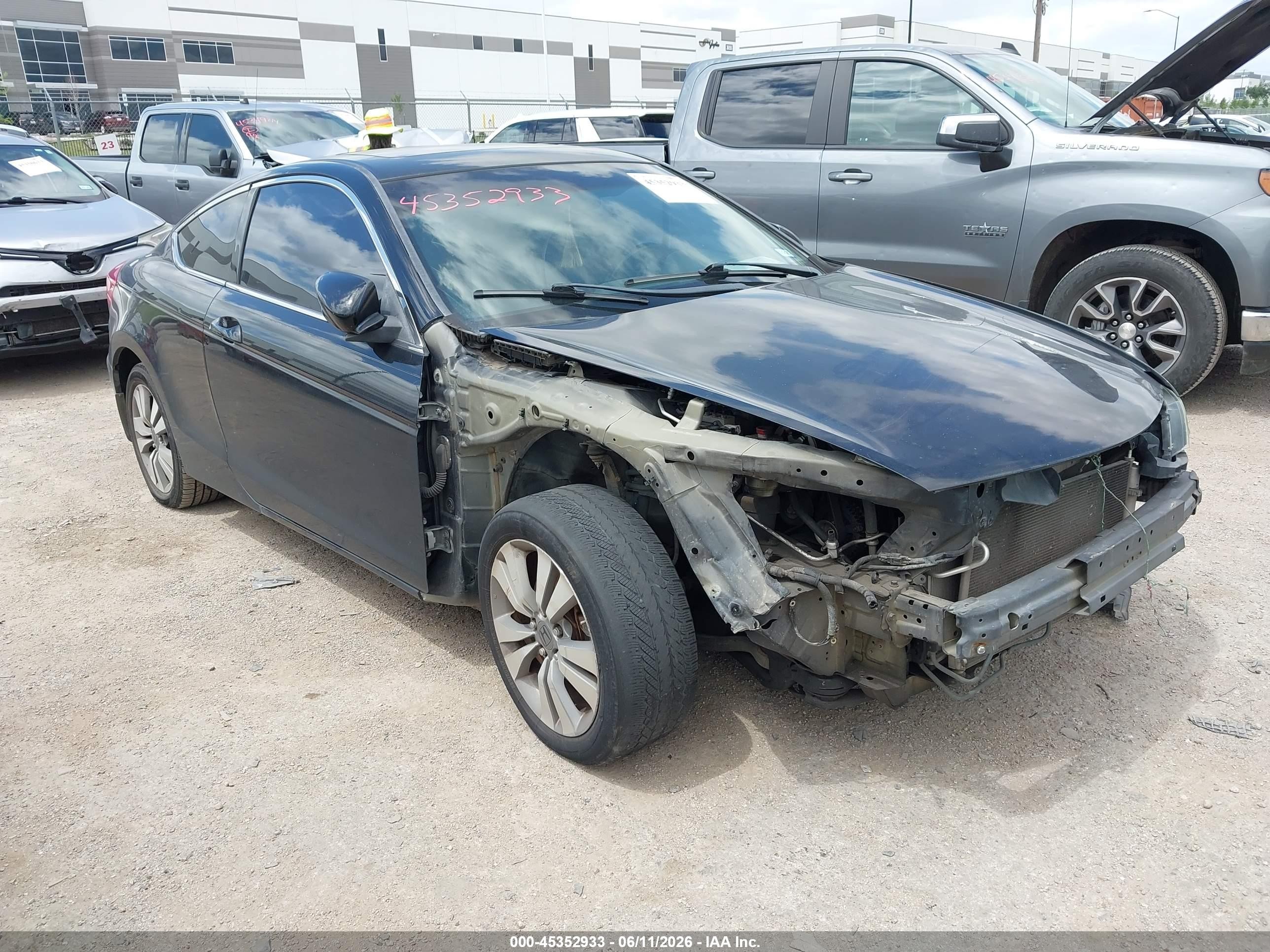 2011 Honda Accord 2.4 Ex-l Black vin: 1HGCS1B8XBA004121