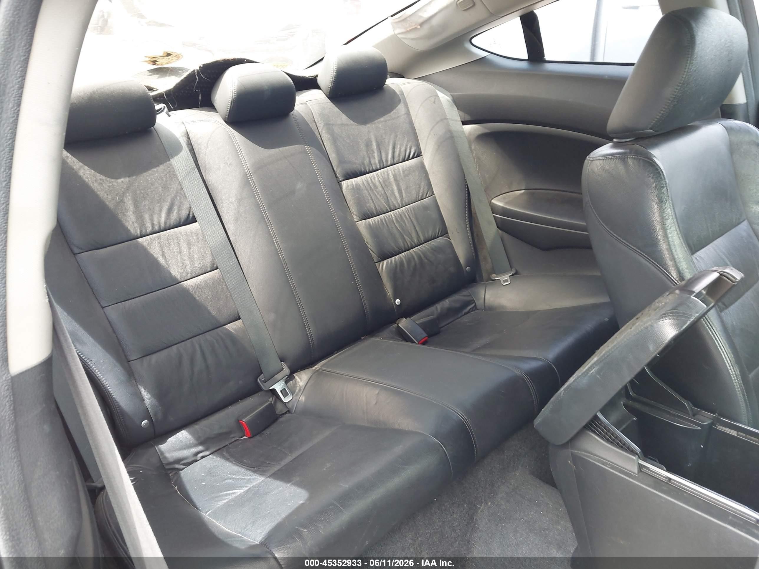 2011 Honda Accord 2.4 Ex-l Black vin: 1HGCS1B8XBA004121