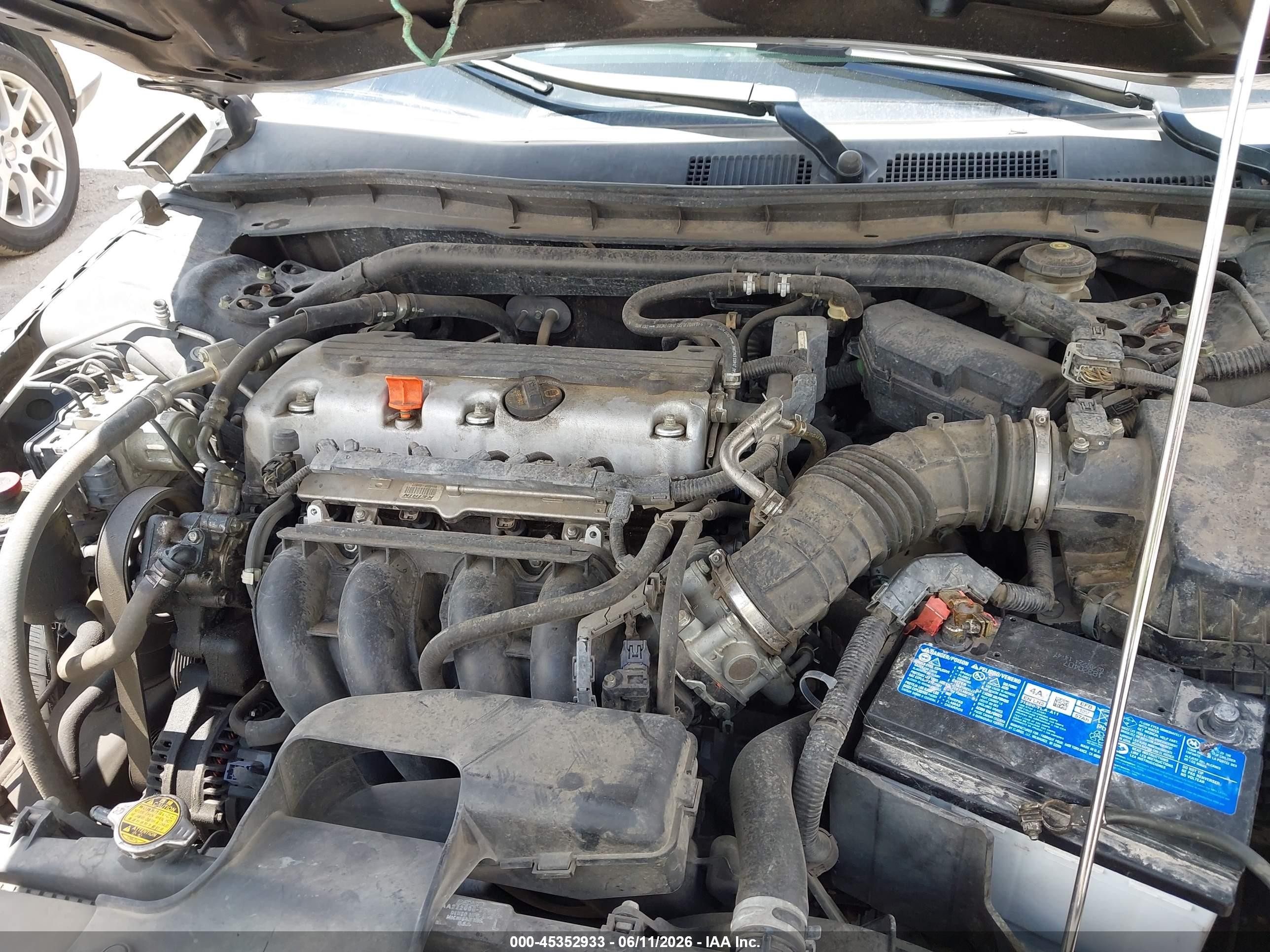 2011 Honda Accord 2.4 Ex-l Black vin: 1HGCS1B8XBA004121