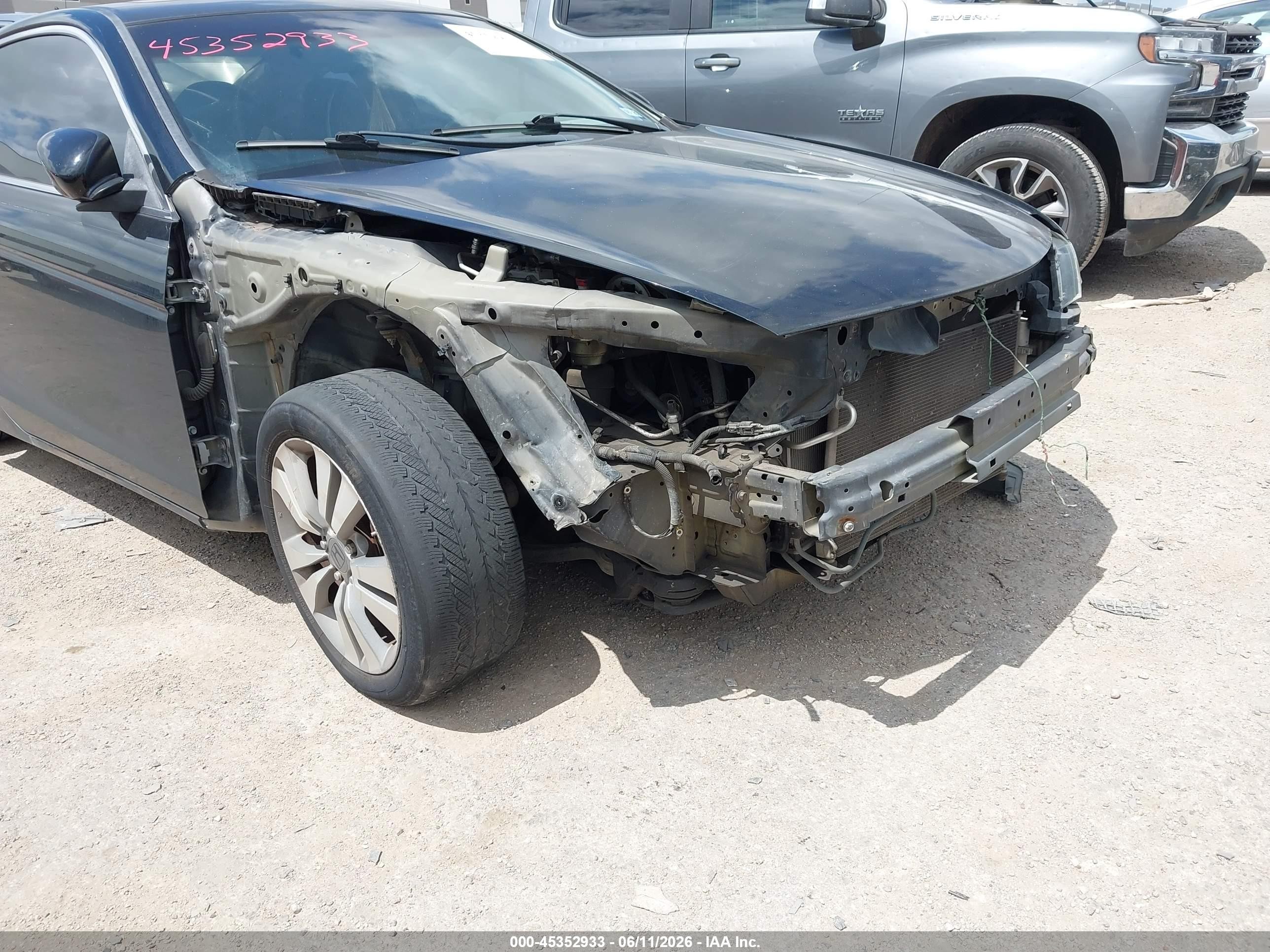 2011 Honda Accord 2.4 Ex-l Black vin: 1HGCS1B8XBA004121