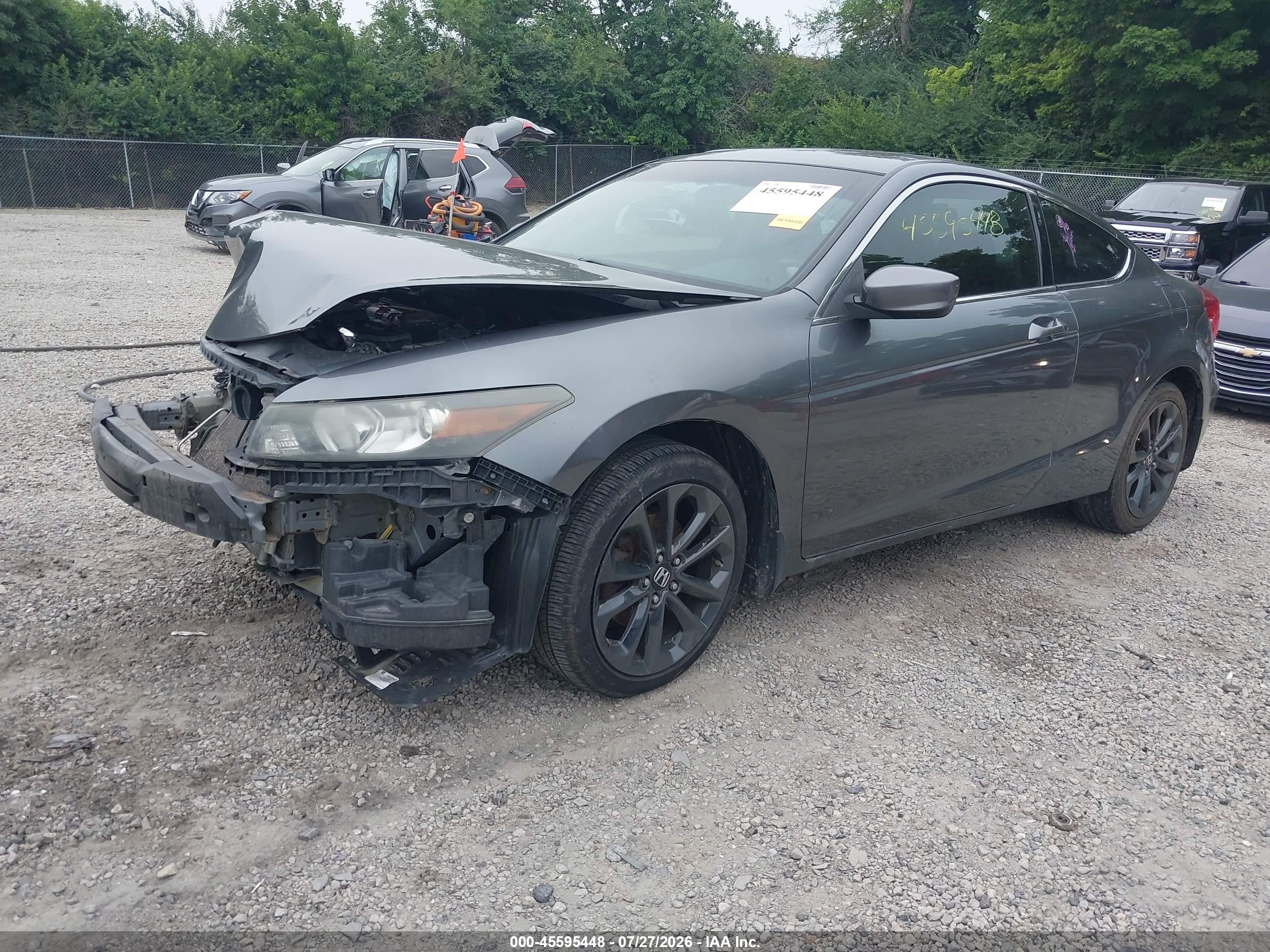 2011 Honda Accord 2.4 Ex-l Gray vin: 1HGCS1B8XBA010243