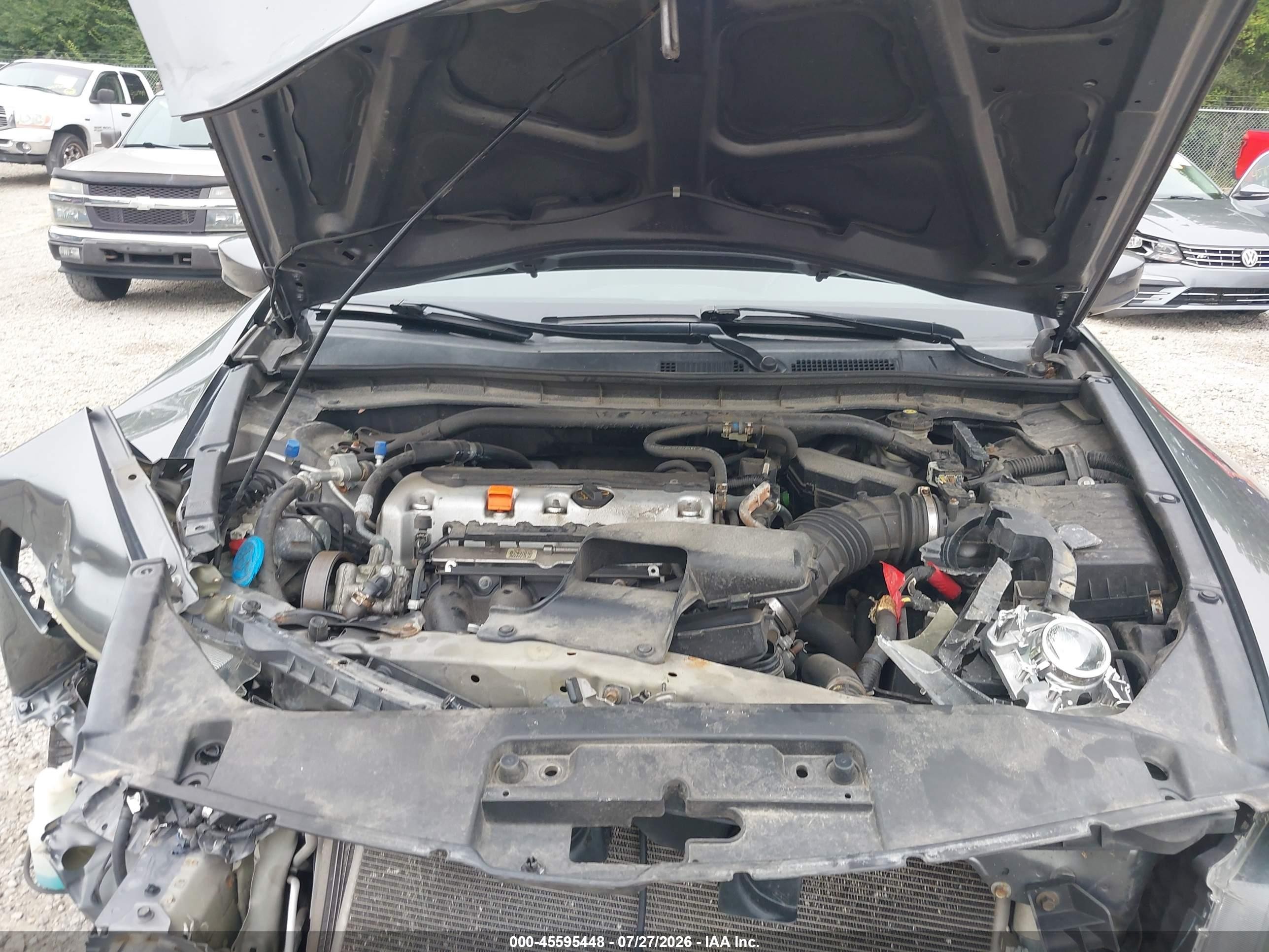 2011 Honda Accord 2.4 Ex-l Gray vin: 1HGCS1B8XBA010243