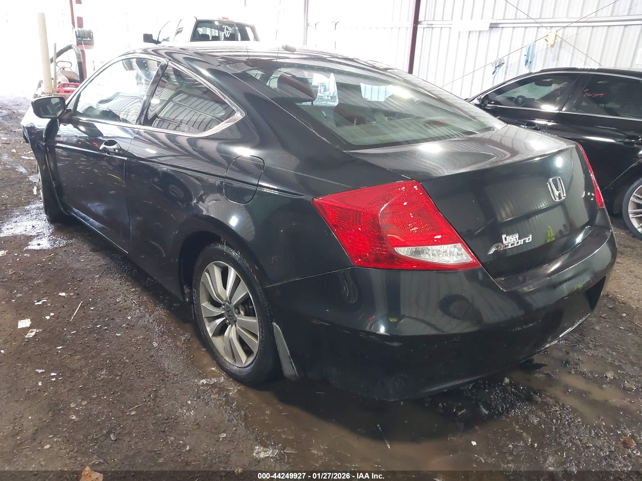 2012 Honda Accord 2.4 Ex-l Black vin: 1HGCS1B8XCA007361