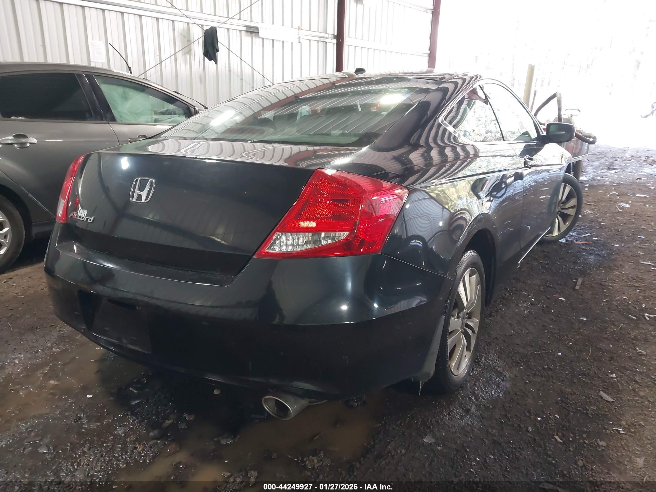 2012 Honda Accord 2.4 Ex-l Black vin: 1HGCS1B8XCA007361