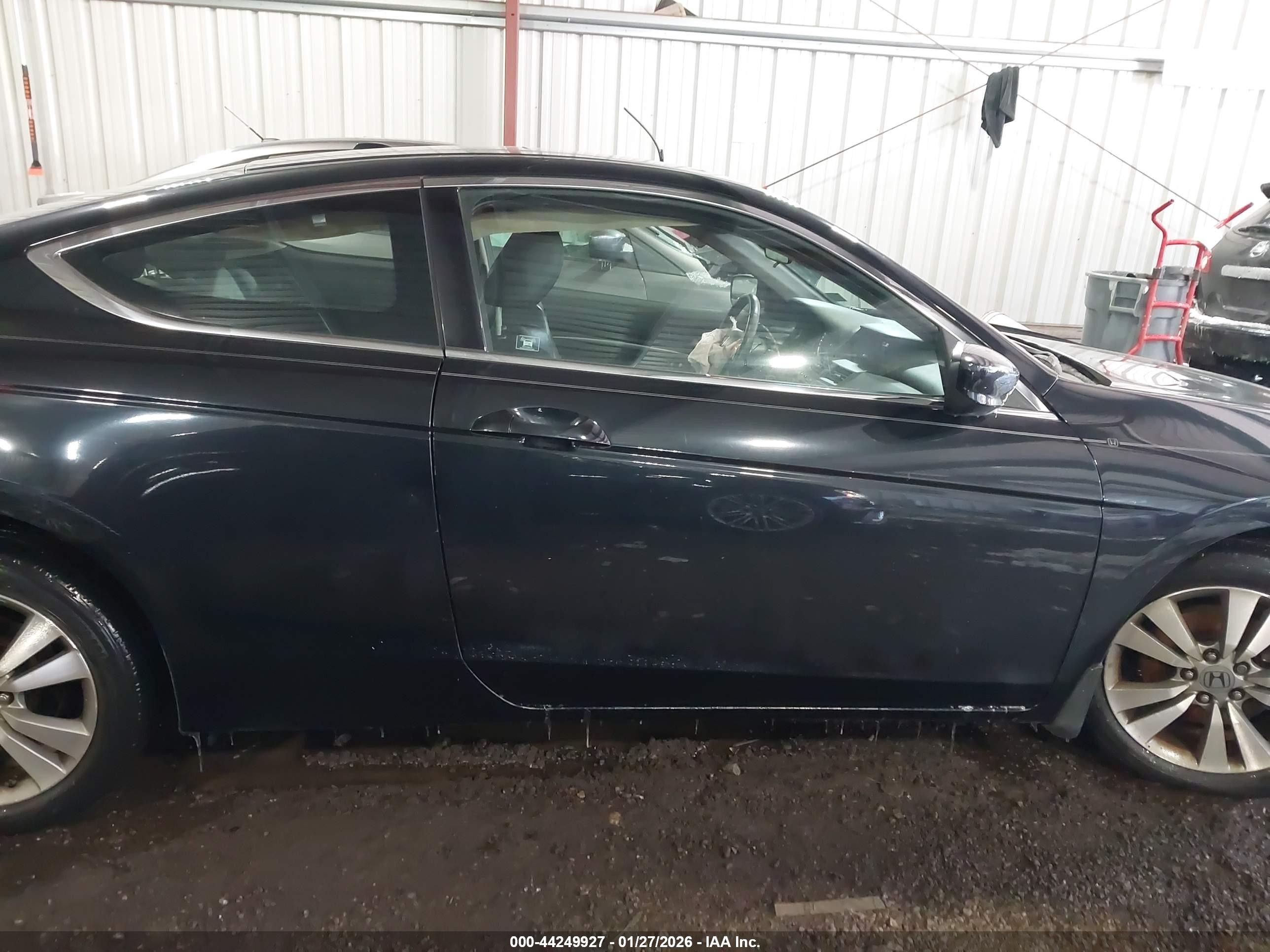 2012 Honda Accord 2.4 Ex-l Black vin: 1HGCS1B8XCA007361