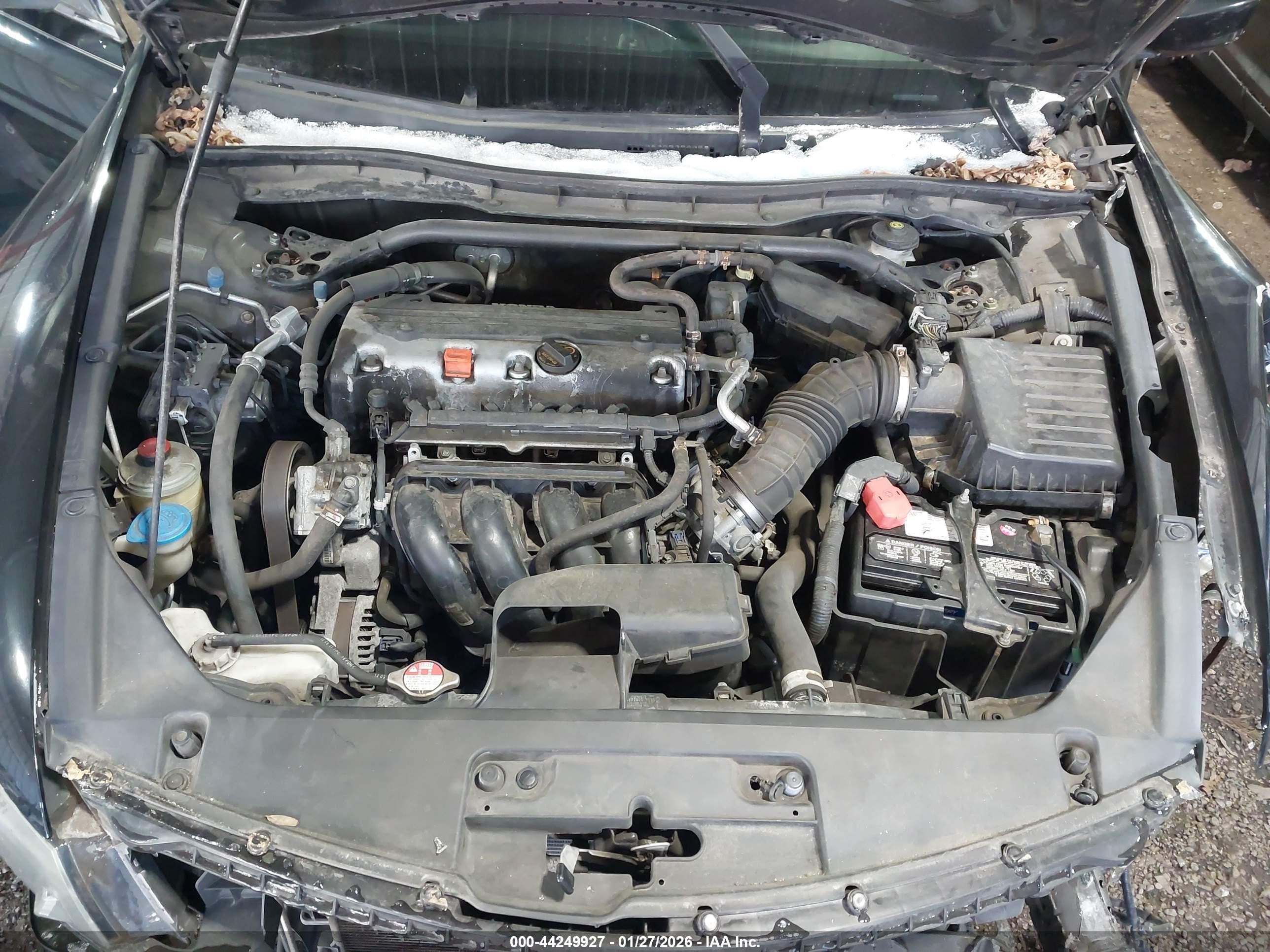 2012 Honda Accord 2.4 Ex-l Black vin: 1HGCS1B8XCA007361