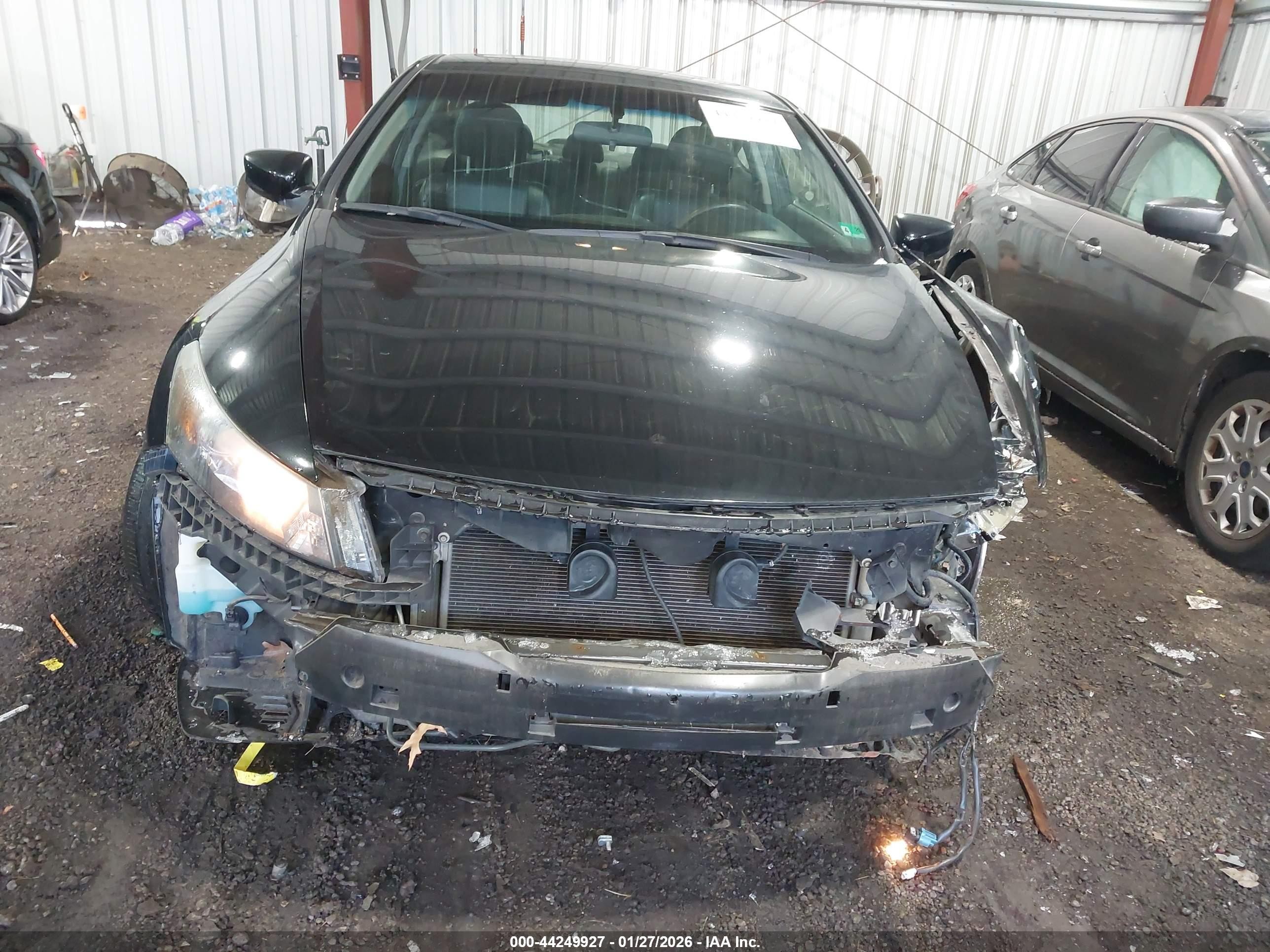 2012 Honda Accord 2.4 Ex-l Black vin: 1HGCS1B8XCA007361