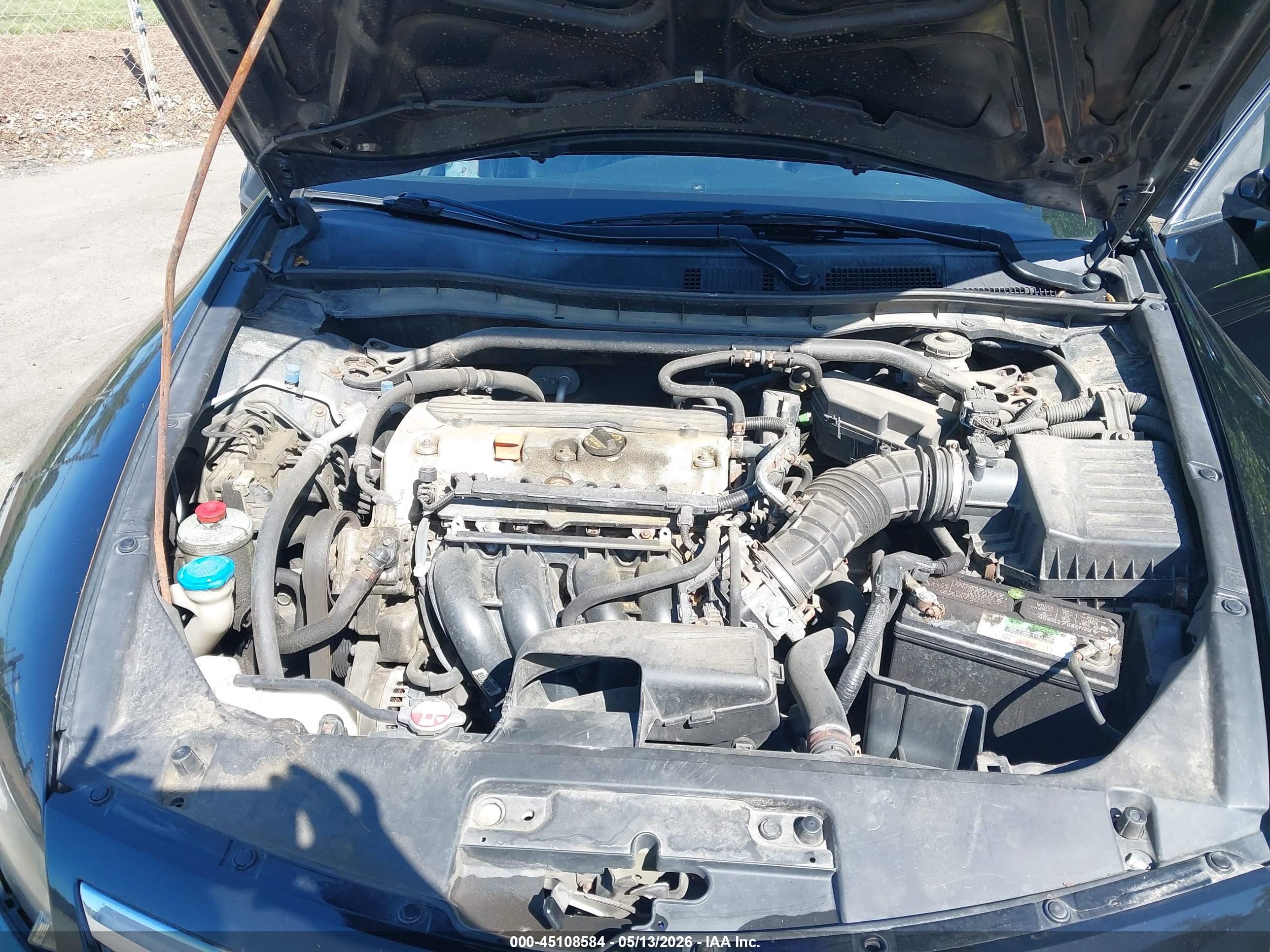 2012 Honda Accord 2.4 Ex-l Черный vin: 1HGCS1B8XCA011765