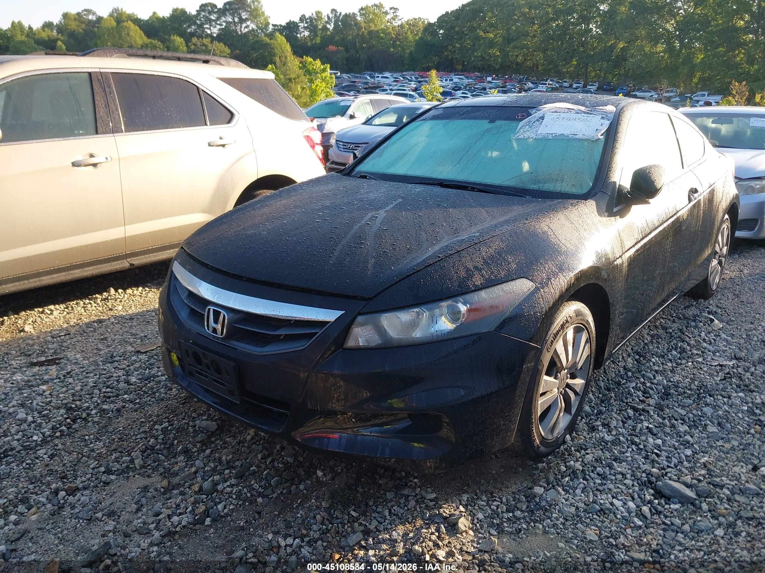 2012 Honda Accord 2.4 Ex-l Черный vin: 1HGCS1B8XCA011765