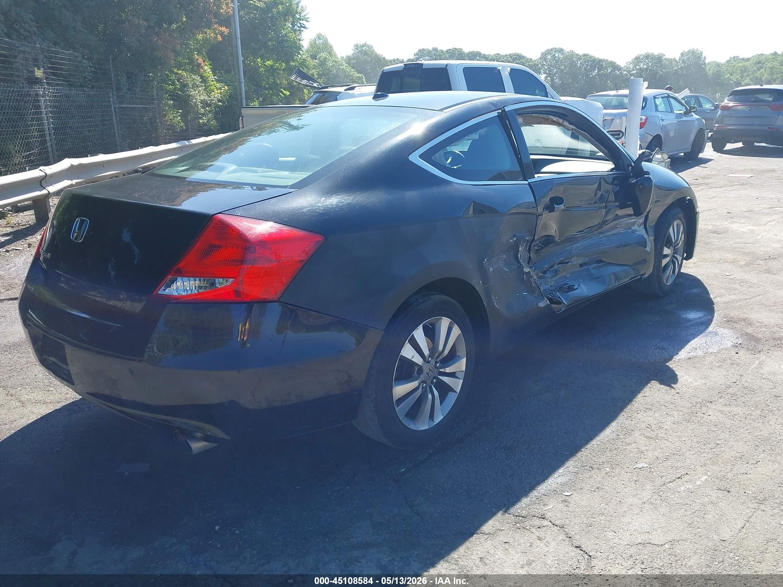 2012 Honda Accord 2.4 Ex-l Черный vin: 1HGCS1B8XCA011765
