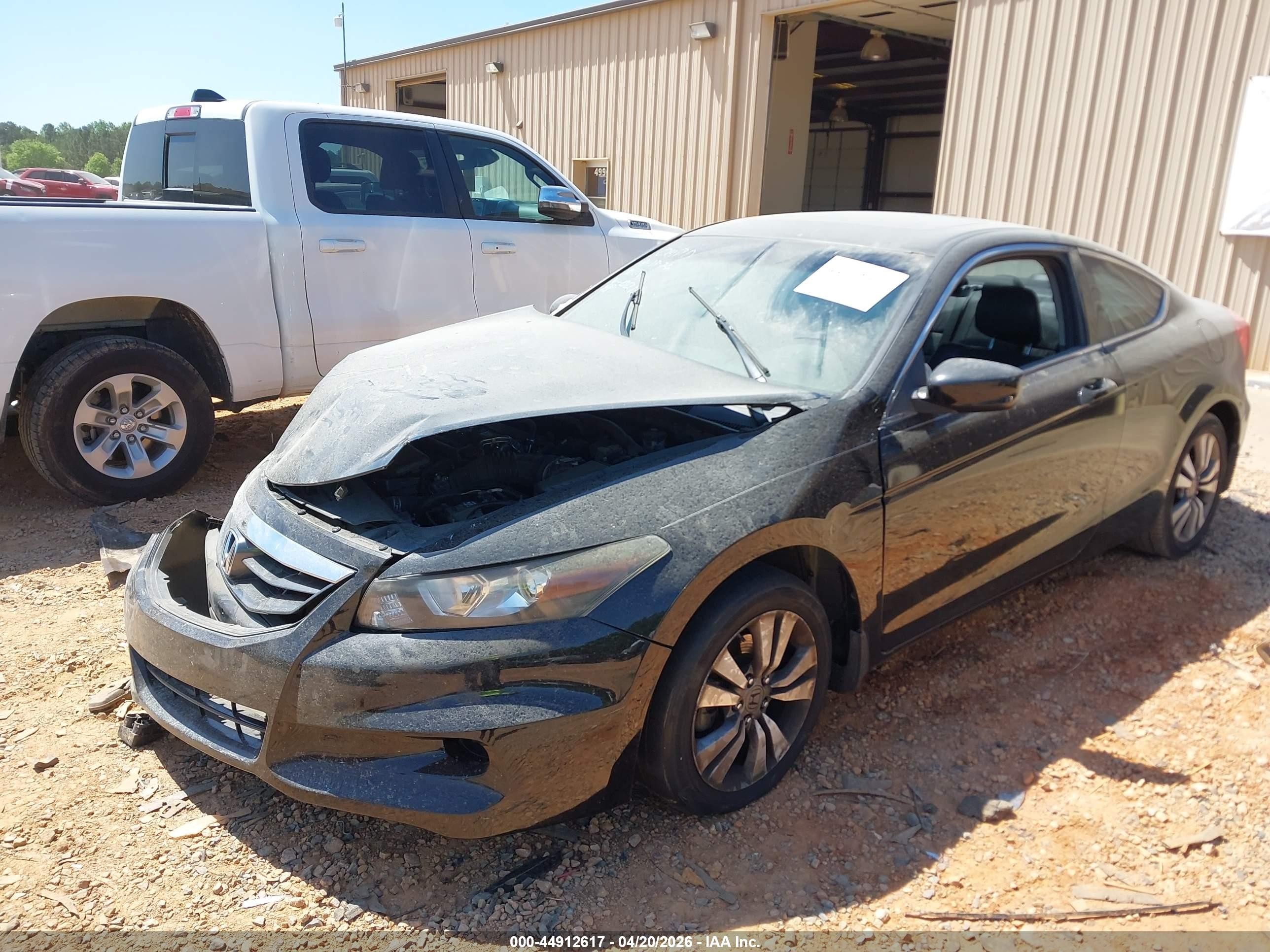 2012 Honda Accord 2.4 Ex-l Black vin: 1HGCS1B8XCA012138