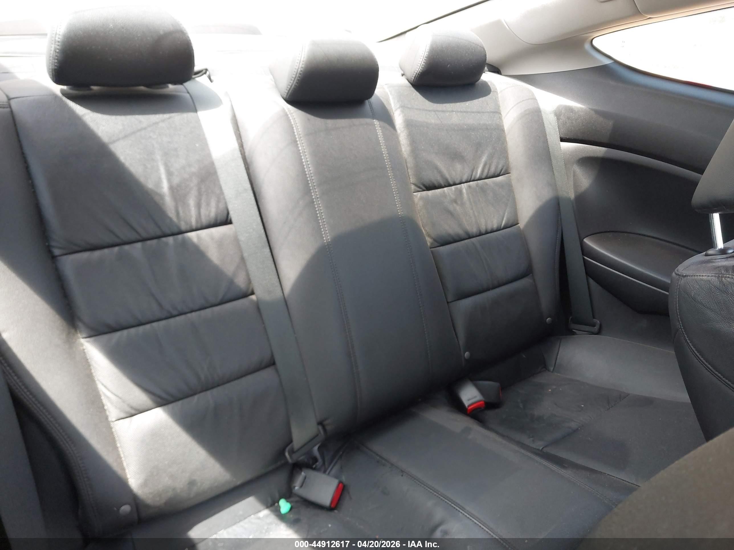 2012 Honda Accord 2.4 Ex-l Black vin: 1HGCS1B8XCA012138