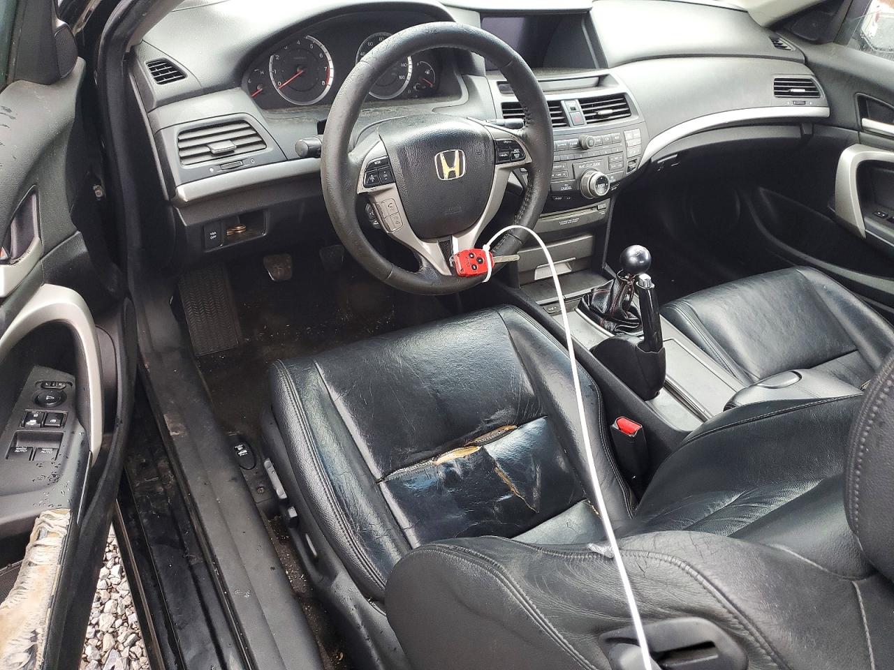 2008 Honda Accord Exl Black vin: 1HGCS21848A009878
