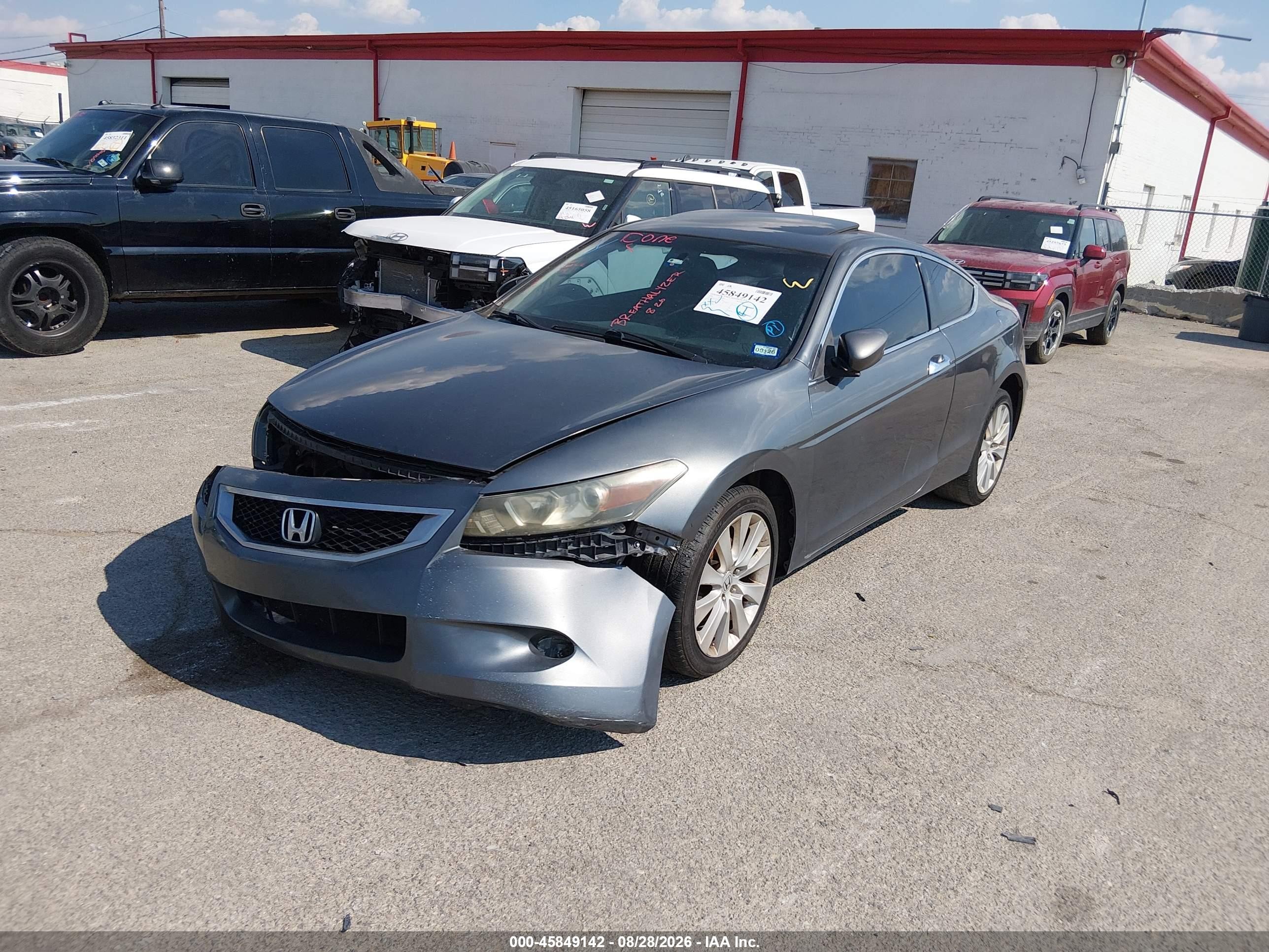 2008 Honda Accord 3.5 Ex-l Серый vin: 1HGCS22808A001565