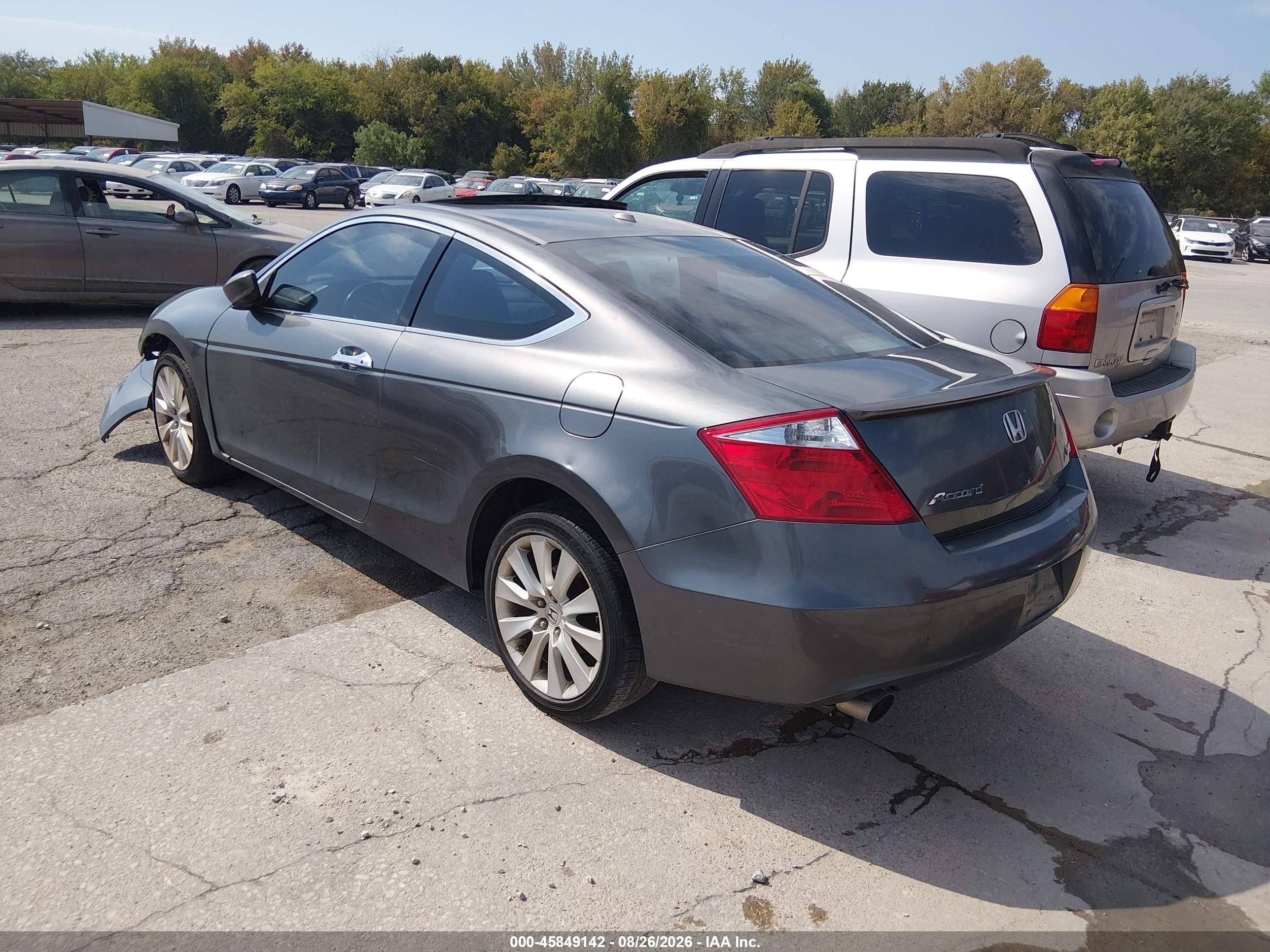 2008 Honda Accord 3.5 Ex-l Серый vin: 1HGCS22808A001565