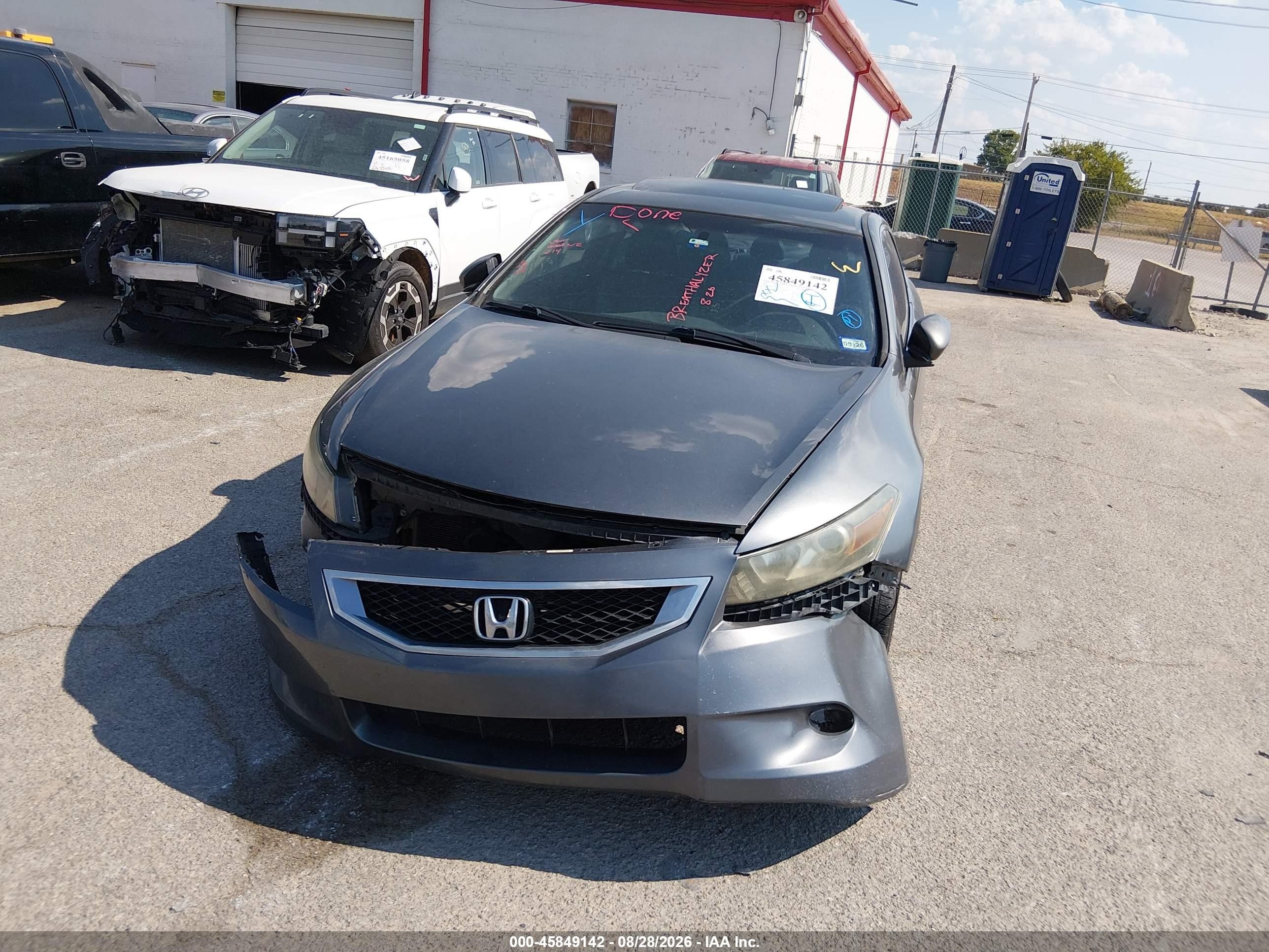 2008 Honda Accord 3.5 Ex-l Серый vin: 1HGCS22808A001565