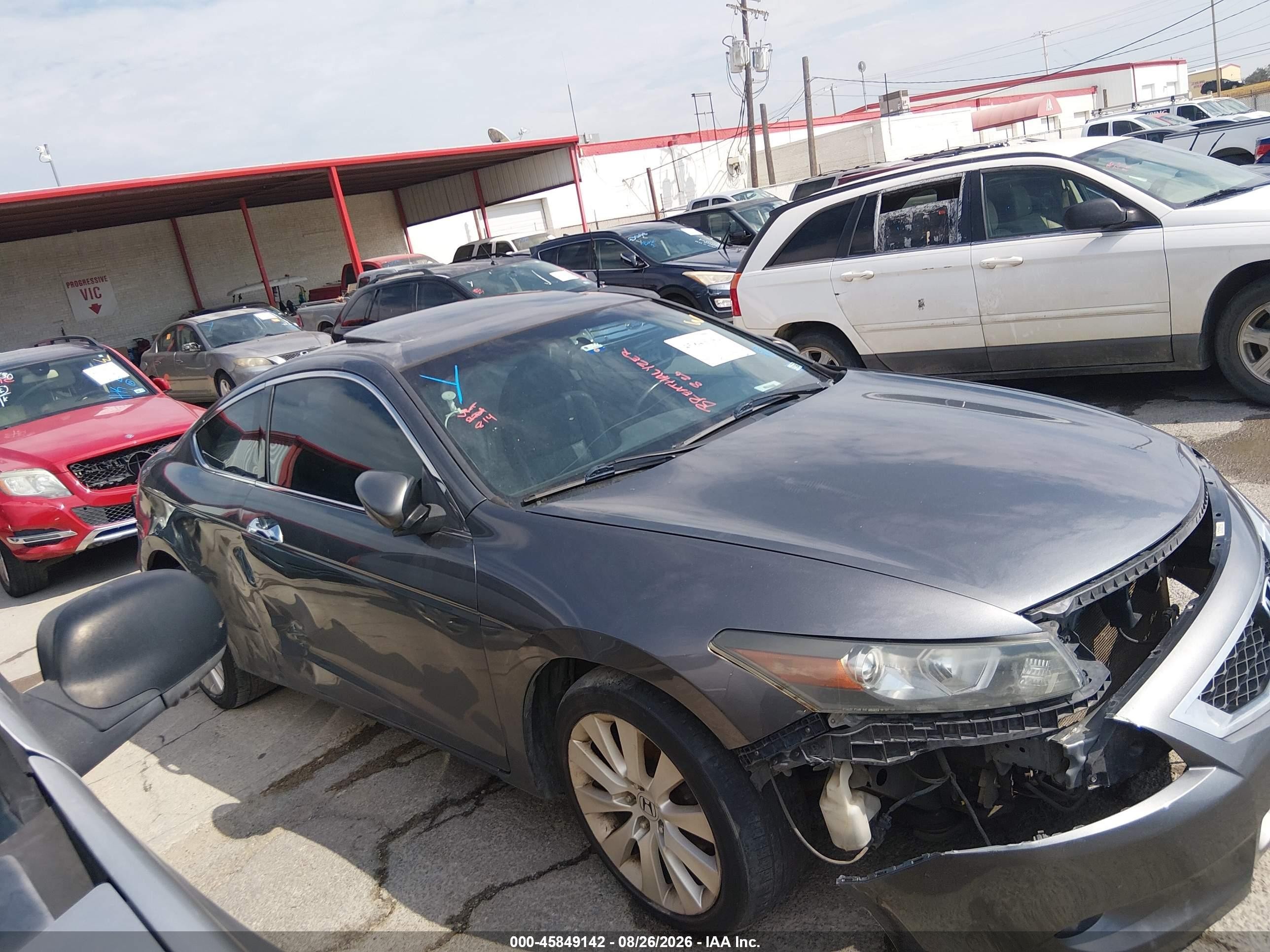 2008 Honda Accord 3.5 Ex-l Серый vin: 1HGCS22808A001565