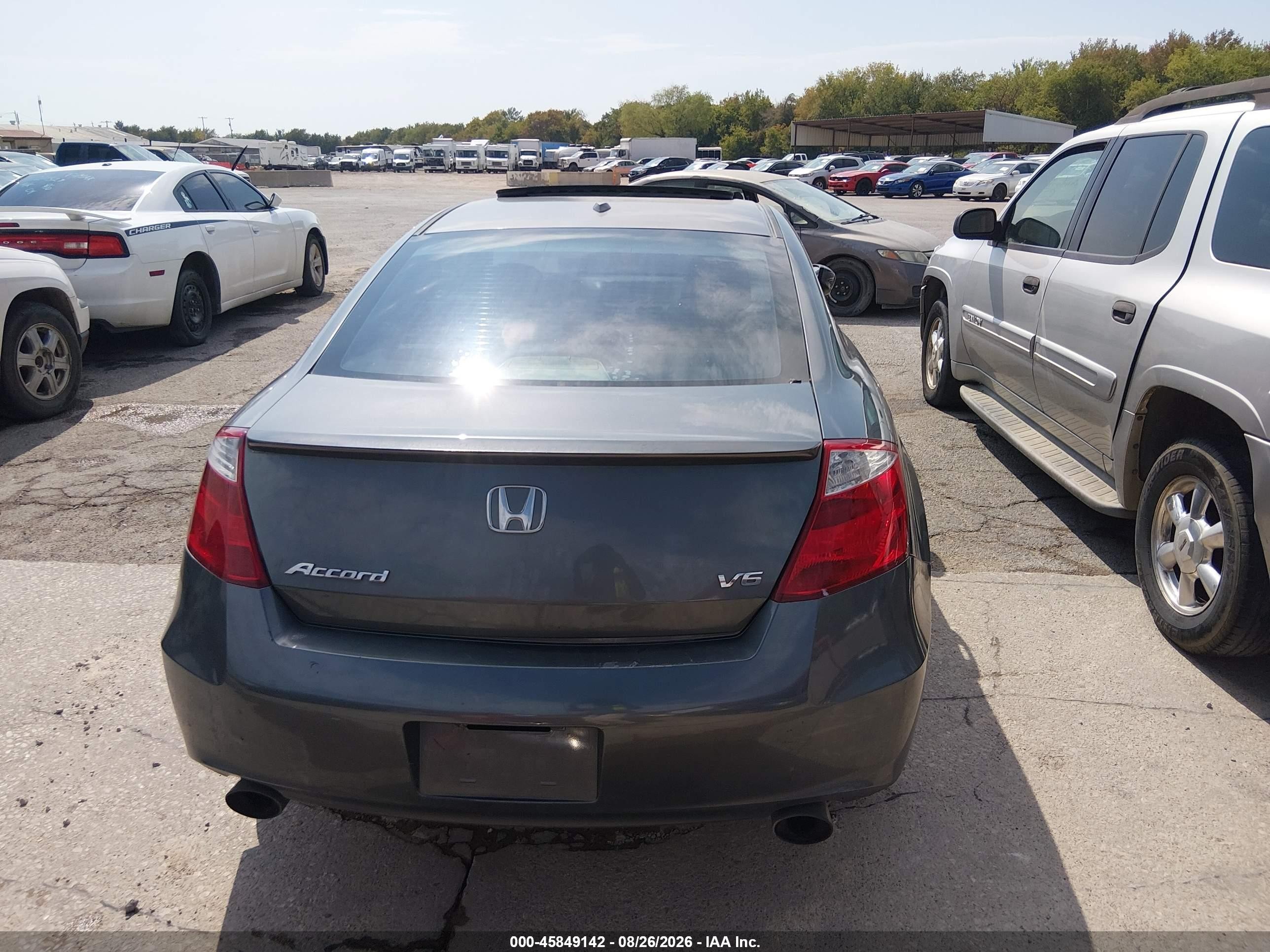 2008 Honda Accord 3.5 Ex-l Серый vin: 1HGCS22808A001565