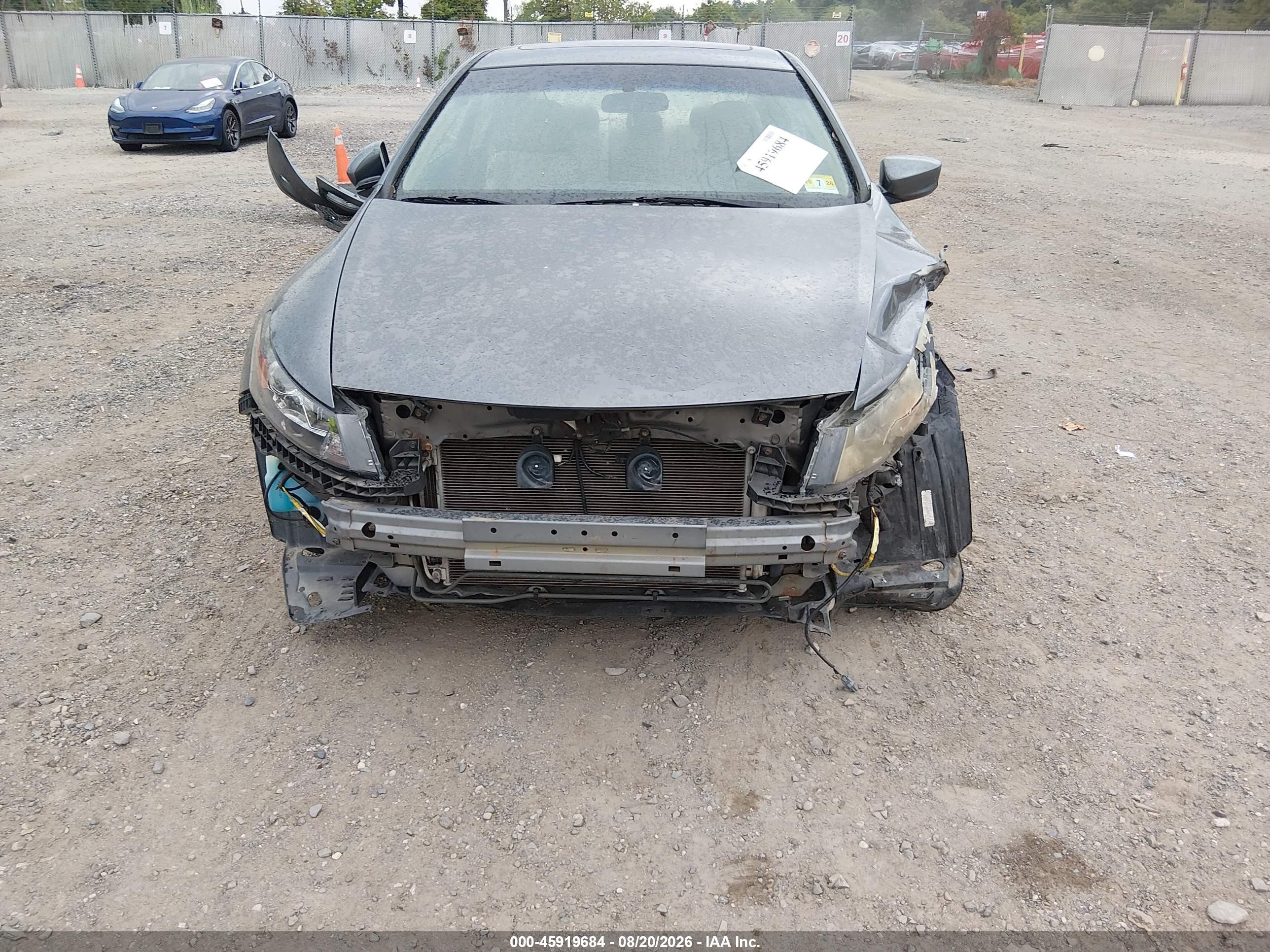 2008 Honda Accord 3.5 Ex-l Gray vin: 1HGCS22808A014302