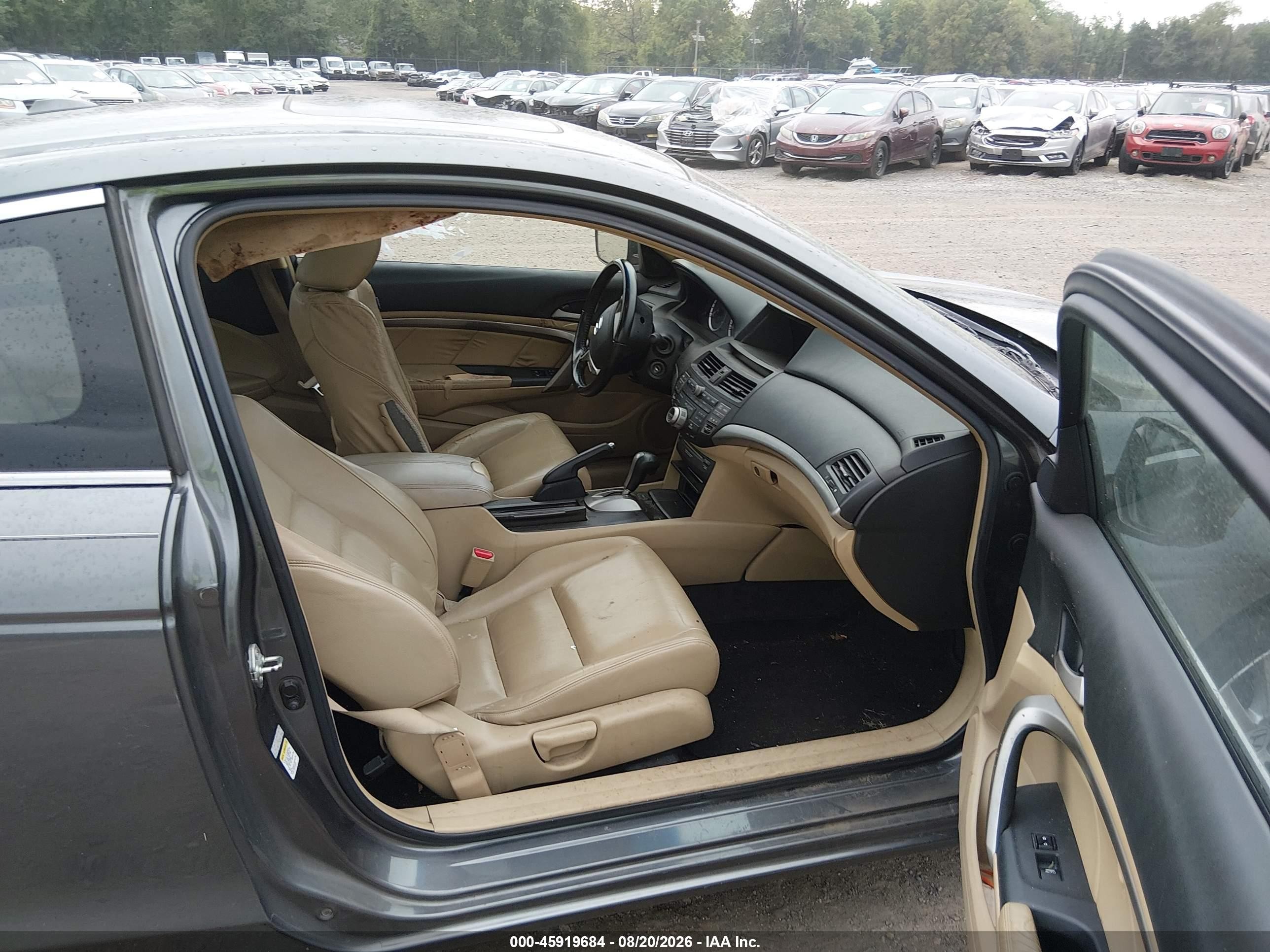 2008 Honda Accord 3.5 Ex-l Gray vin: 1HGCS22808A014302