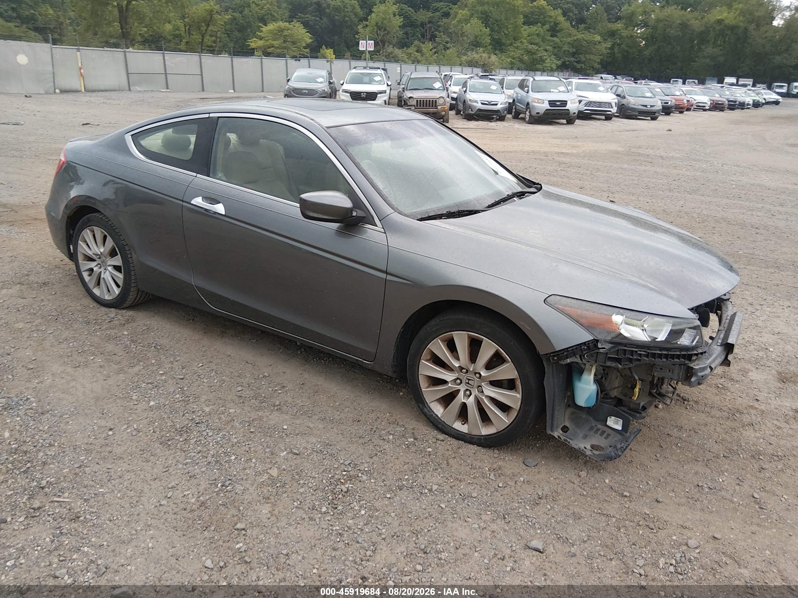 2008 Honda Accord 3.5 Ex-l Gray vin: 1HGCS22808A014302