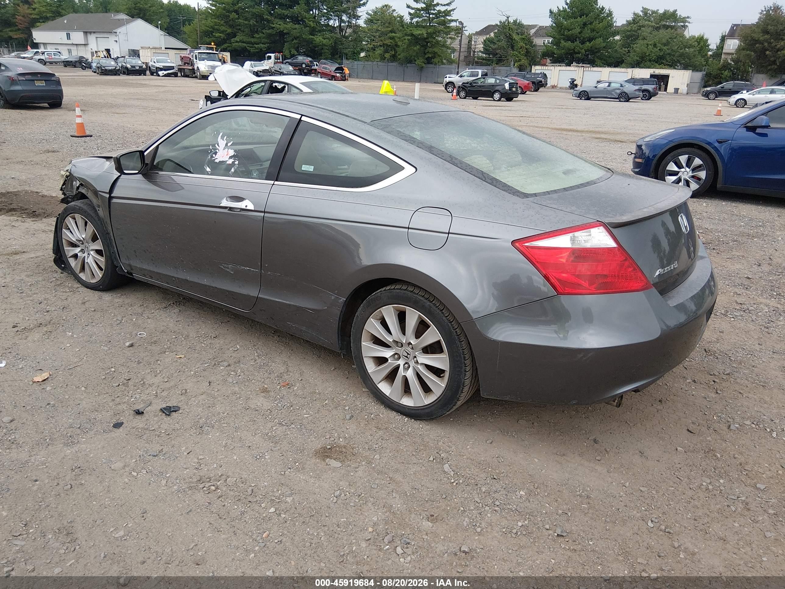 2008 Honda Accord 3.5 Ex-l Gray vin: 1HGCS22808A014302