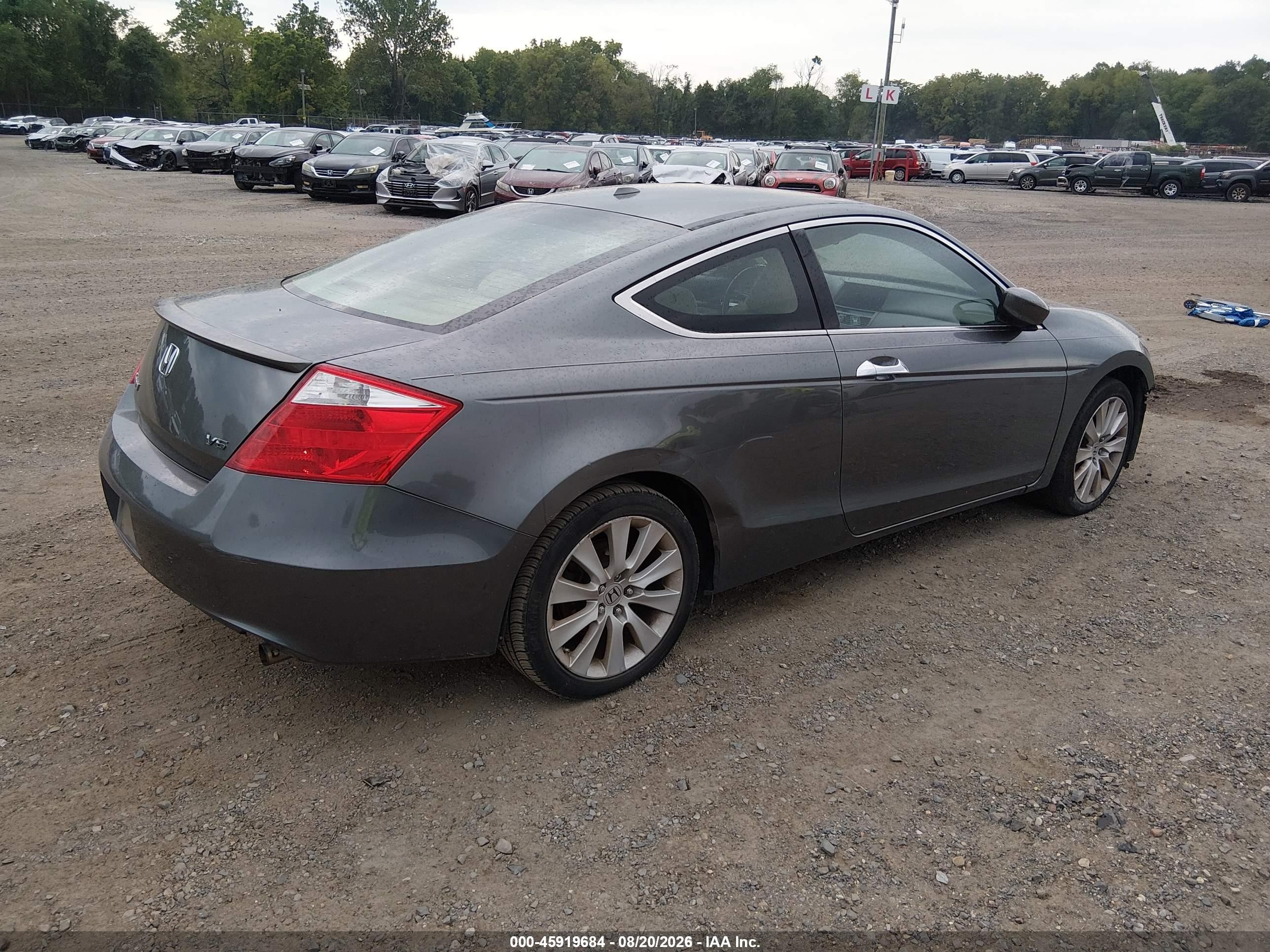2008 Honda Accord 3.5 Ex-l Gray vin: 1HGCS22808A014302
